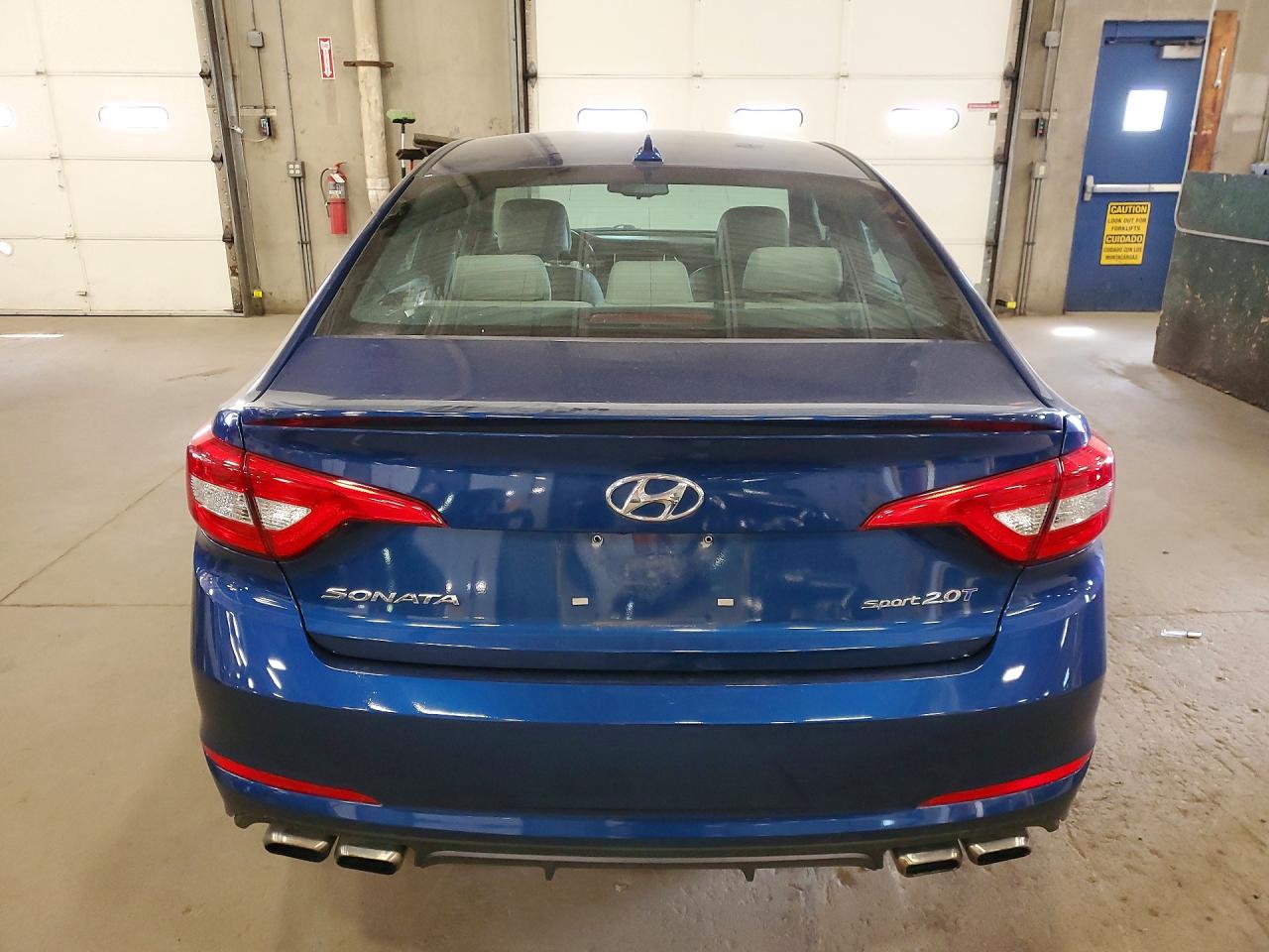 2017 Hyundai Sonata Sport 2.0t Blue vin: 5NPE34ABXHH558604