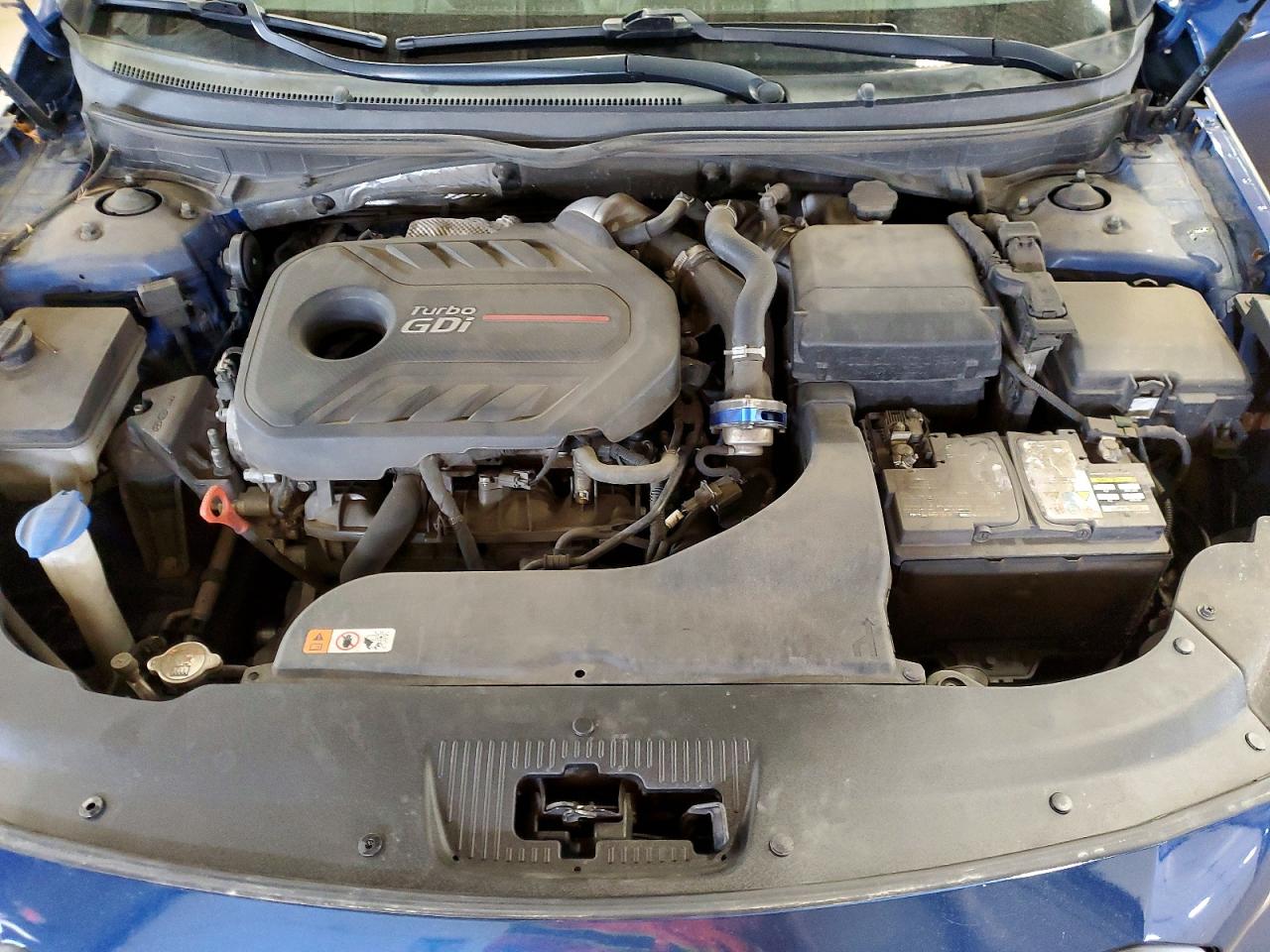 2017 Hyundai Sonata Sport 2.0t Blue vin: 5NPE34ABXHH558604