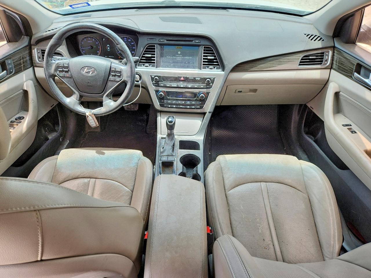 2015 Hyundai Sonata Limited White vin: 5NPE34AF0FH017187