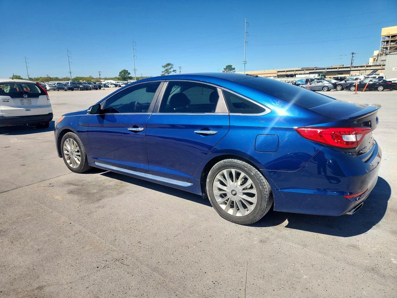 2015 Hyundai Sonata Limited Blue vin: 5NPE34AF0FH028416