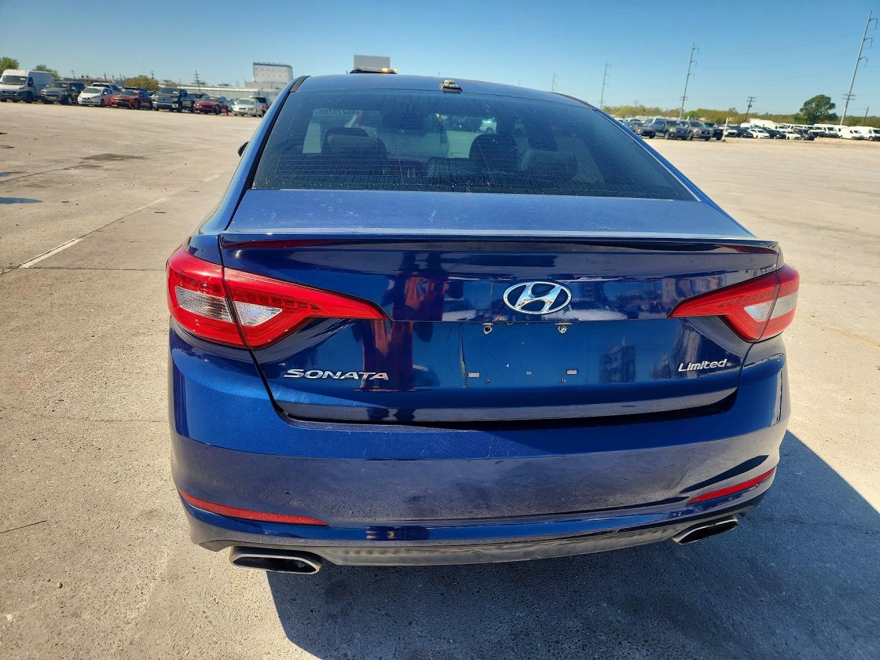 2015 Hyundai Sonata Limited Blue vin: 5NPE34AF0FH028416