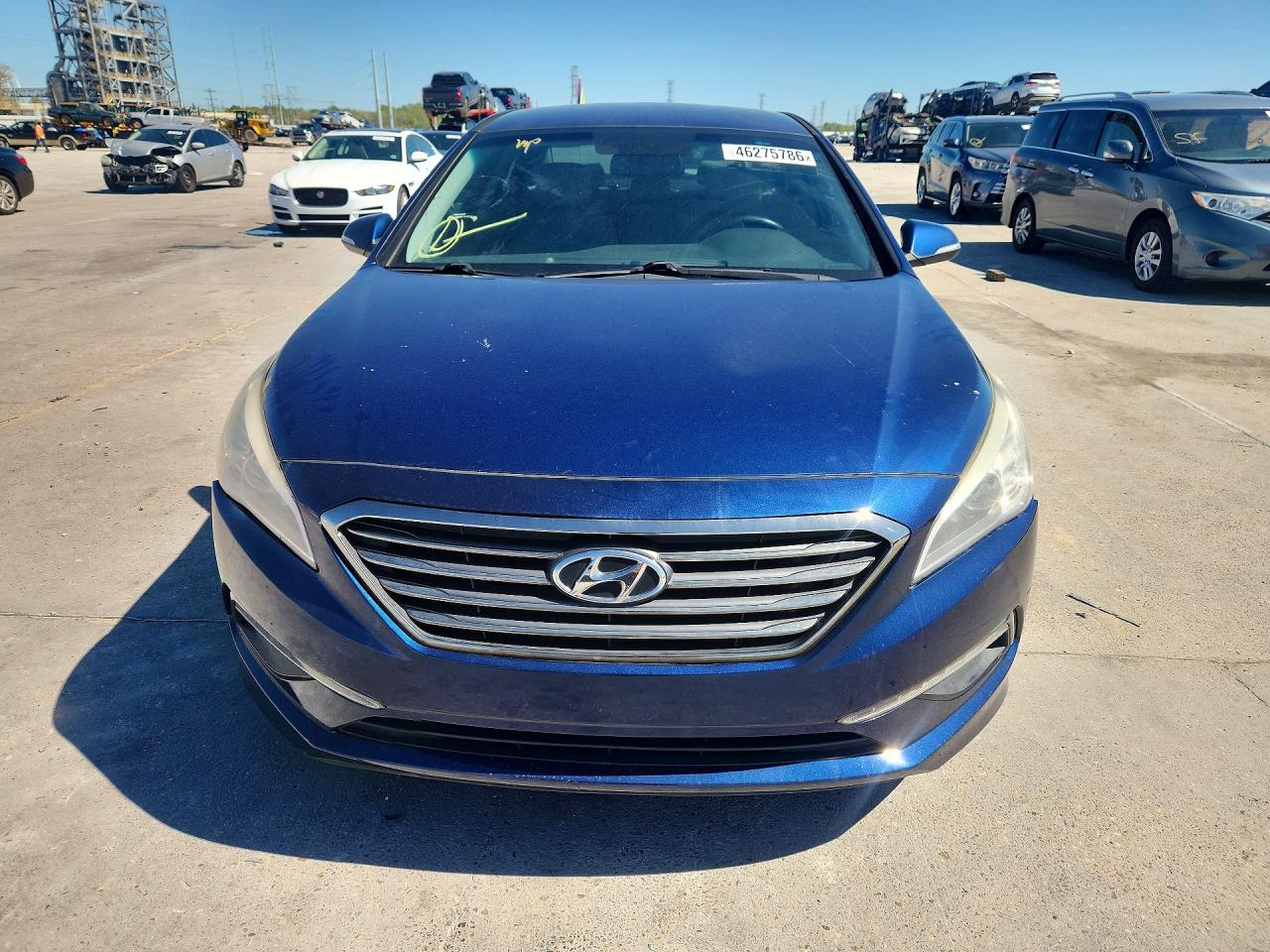 2015 Hyundai Sonata Limited Blue vin: 5NPE34AF0FH028416