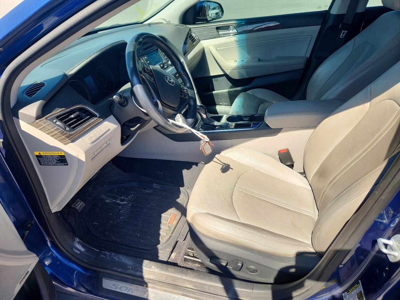 2015 Hyundai Sonata Limited Blue vin: 5NPE34AF0FH028416