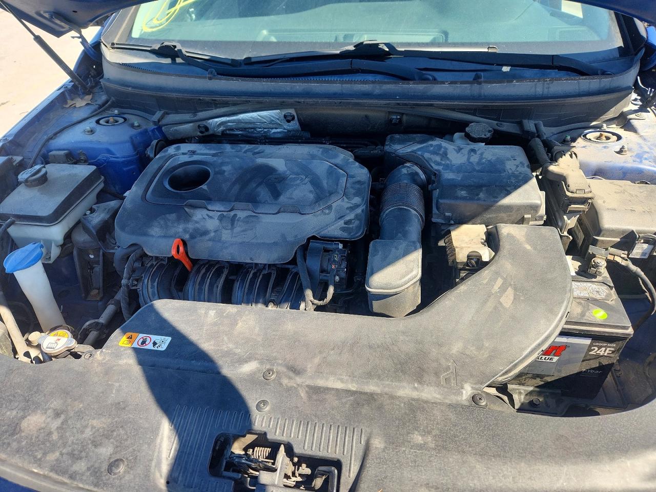 2015 Hyundai Sonata Limited Blue vin: 5NPE34AF0FH028416
