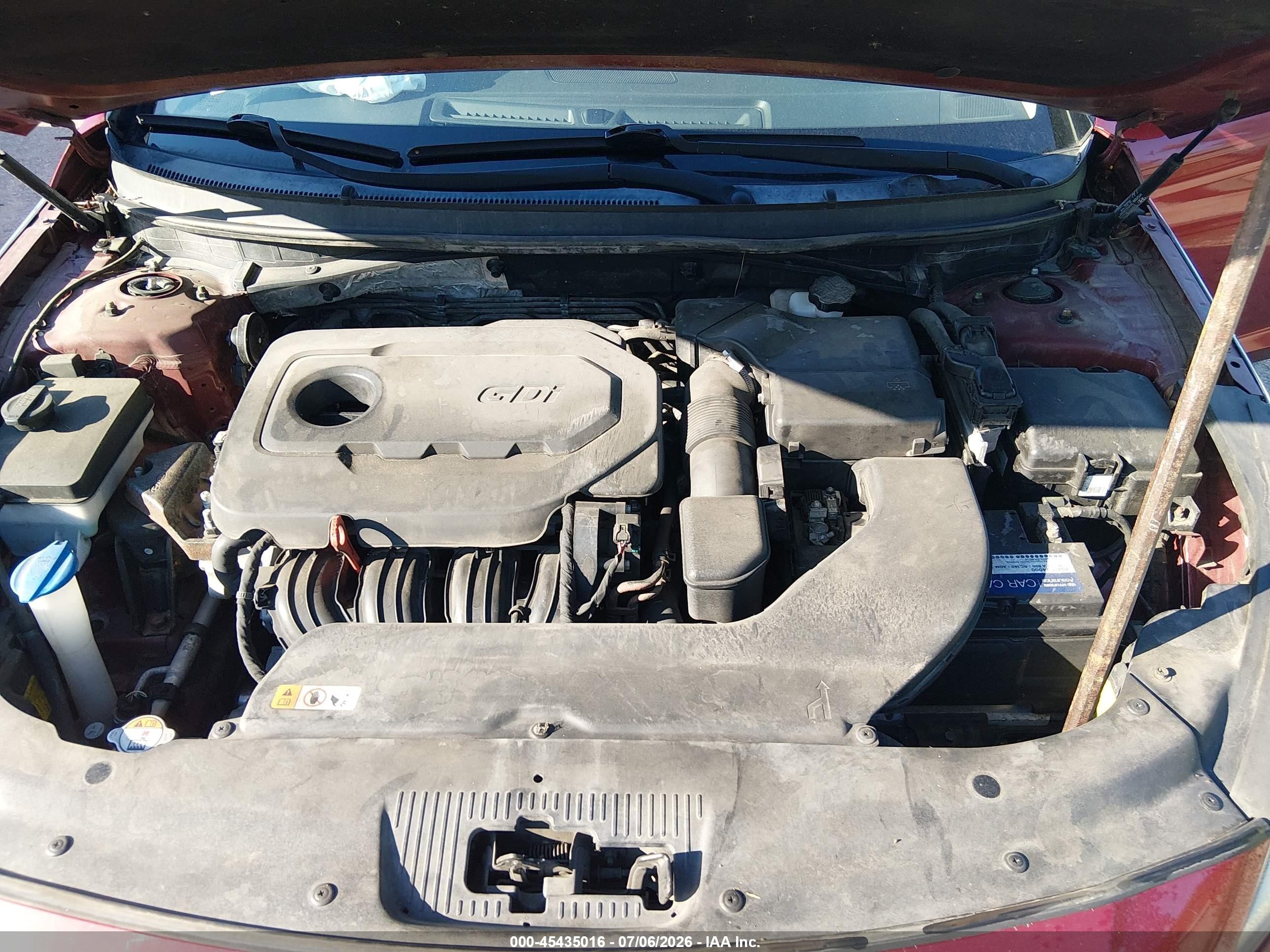 2015 Hyundai Sonata Limited Red vin: 5NPE34AF0FH028612