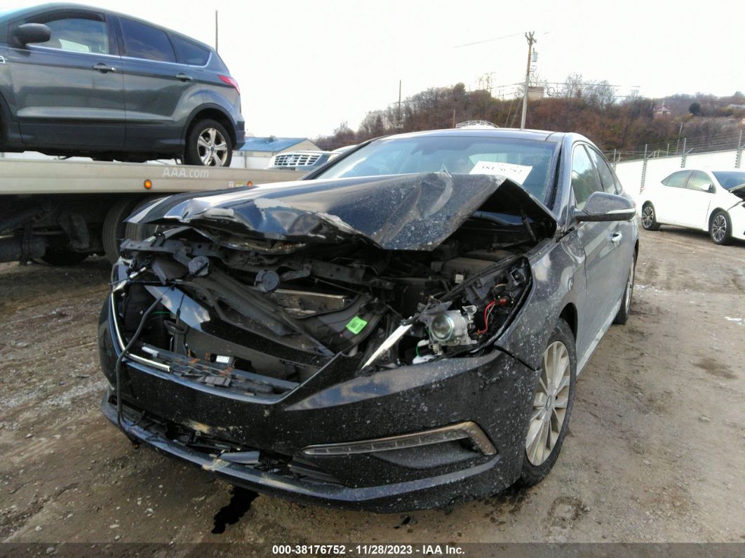 2015 Hyundai Sonata Limited Black vin: 5NPE34AF0FH034877