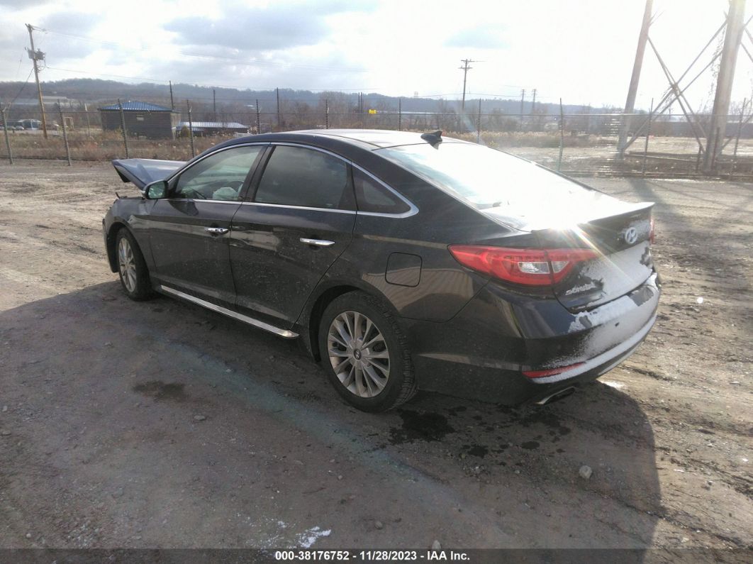 2015 Hyundai Sonata Limited Black vin: 5NPE34AF0FH034877
