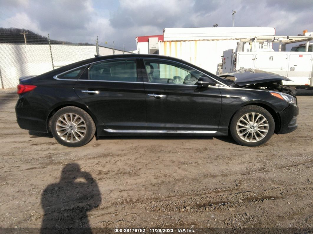 2015 Hyundai Sonata Limited Black vin: 5NPE34AF0FH034877