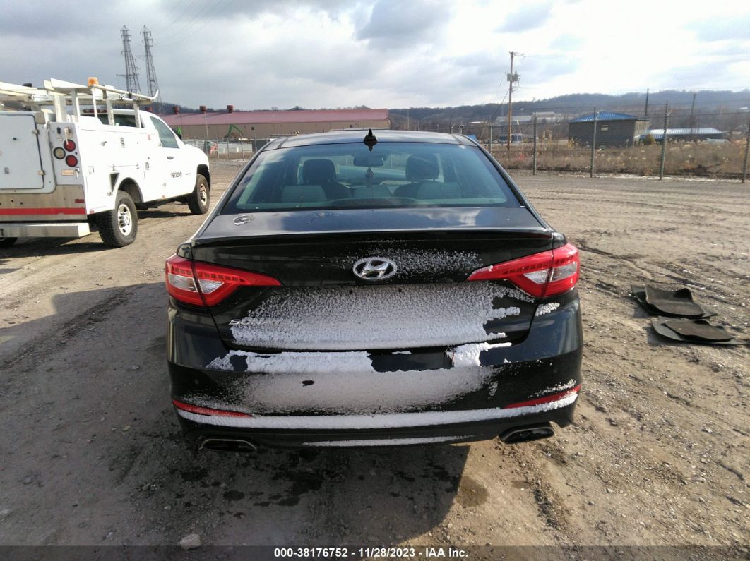 2015 Hyundai Sonata Limited Black vin: 5NPE34AF0FH034877