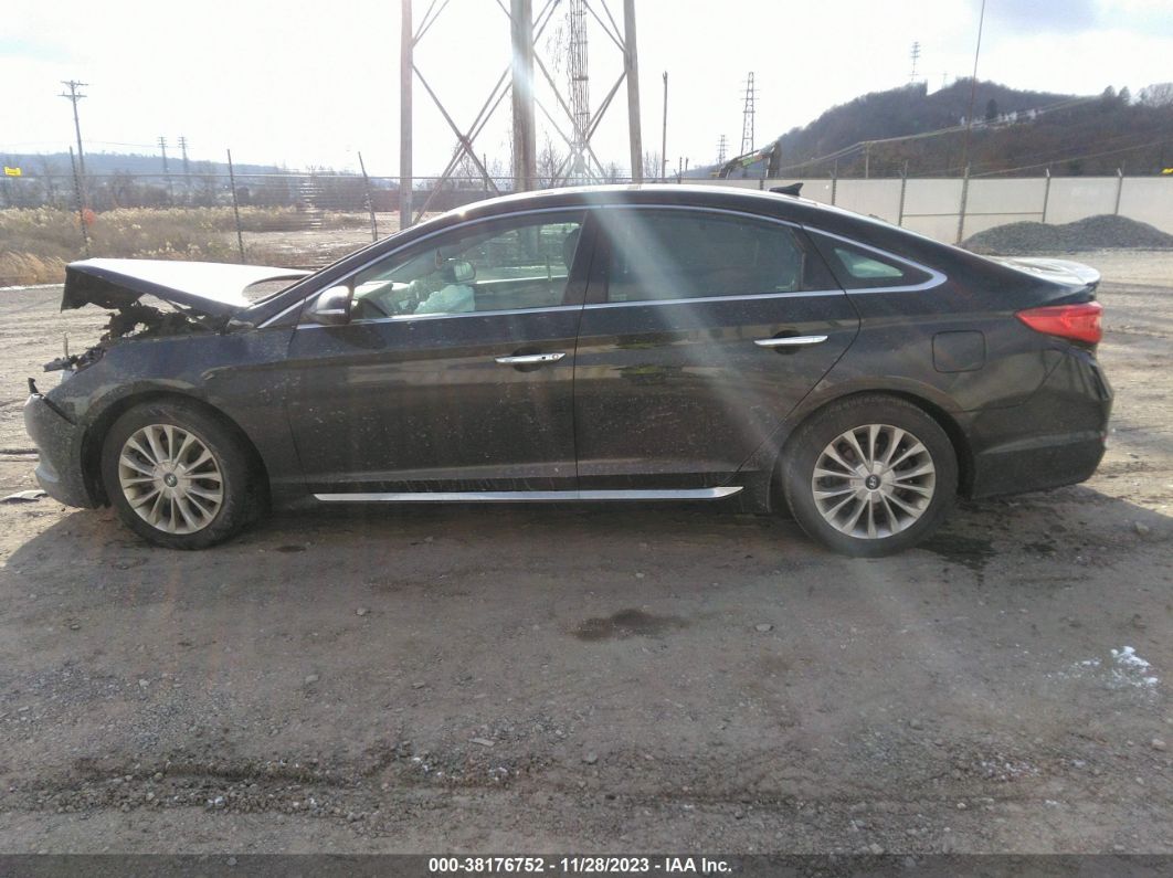 2015 Hyundai Sonata Limited Black vin: 5NPE34AF0FH034877