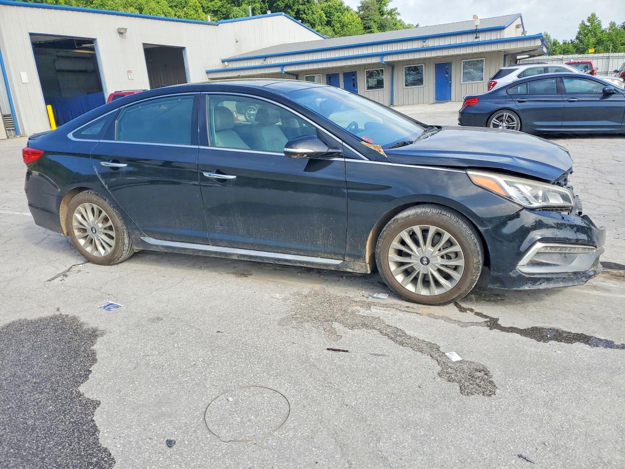 2015 Hyundai Sonata Charcoal vin: 5NPE34AF0FH034877
