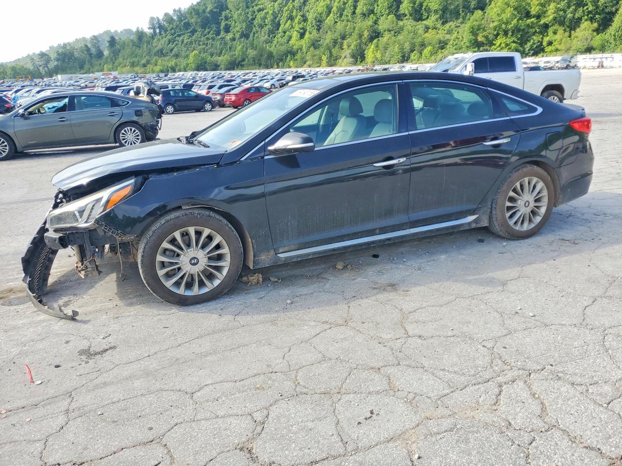 2015 Hyundai Sonata Charcoal vin: 5NPE34AF0FH034877