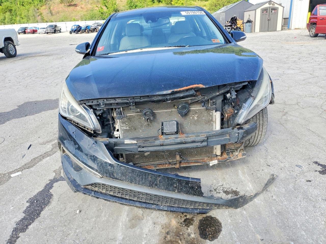2015 Hyundai Sonata Charcoal vin: 5NPE34AF0FH034877