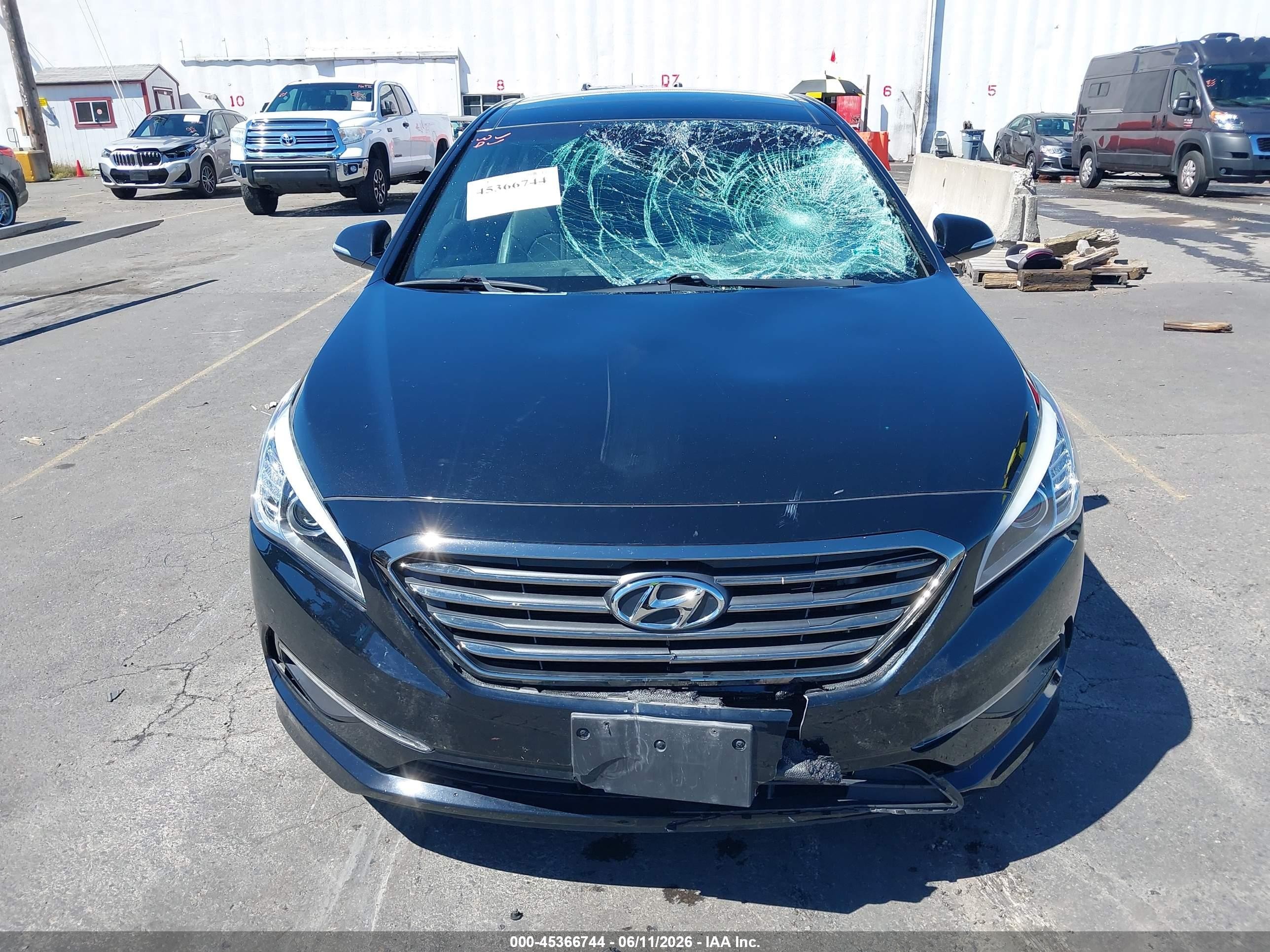 2015 Hyundai Sonata Limited Black vin: 5NPE34AF0FH043613