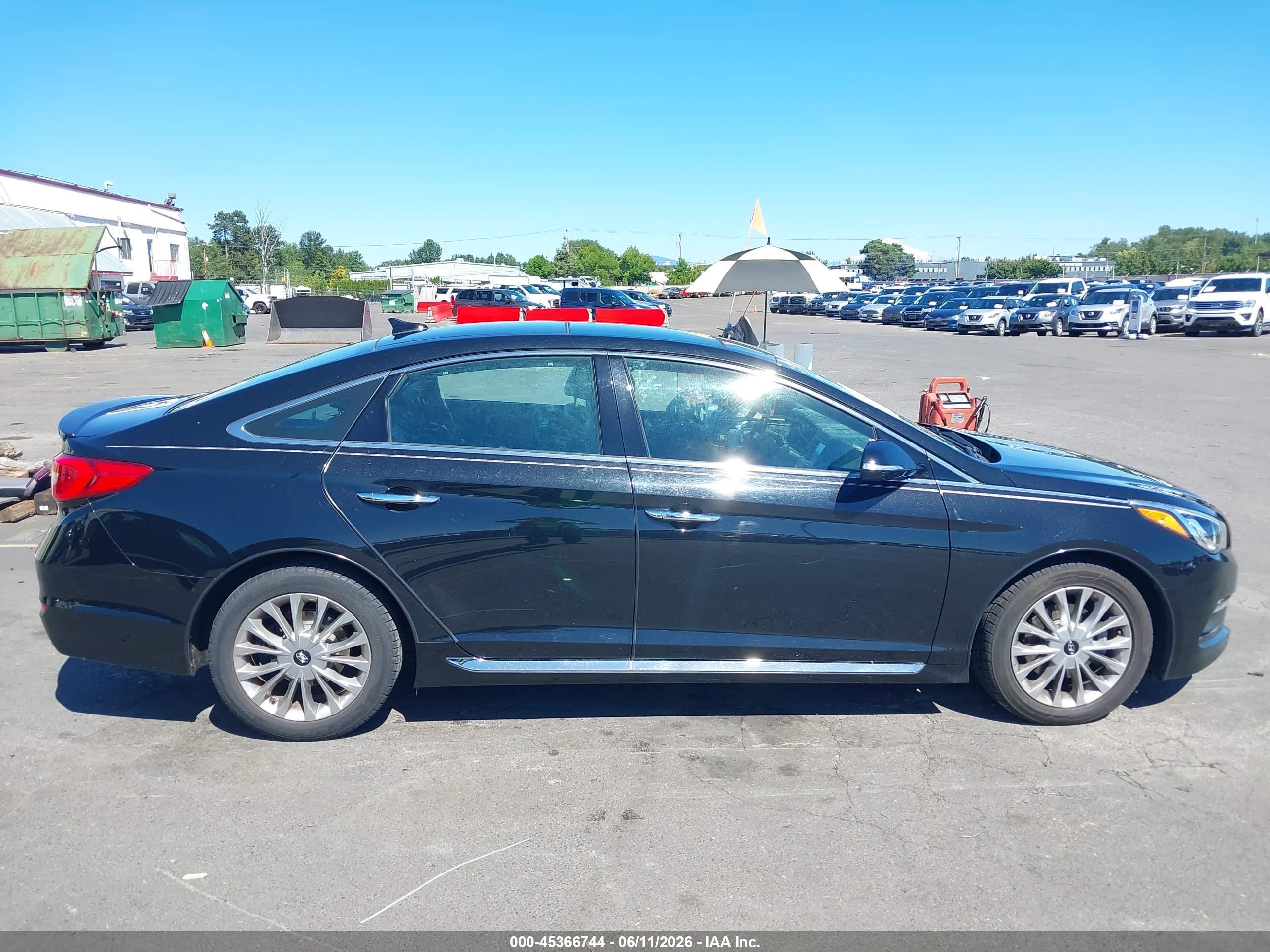 2015 Hyundai Sonata Limited Black vin: 5NPE34AF0FH043613