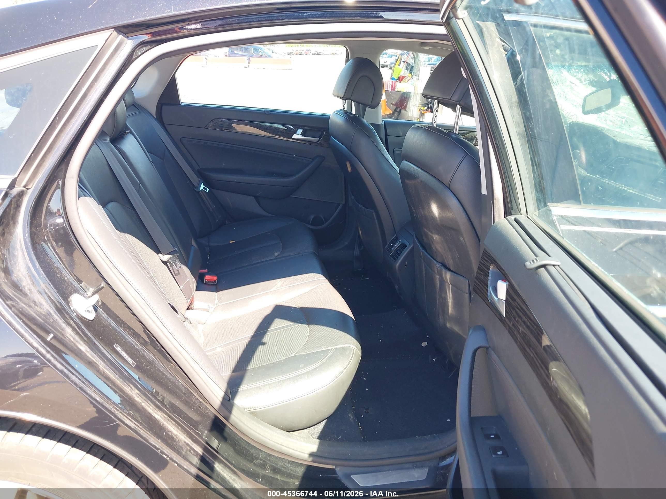 2015 Hyundai Sonata Limited Black vin: 5NPE34AF0FH043613