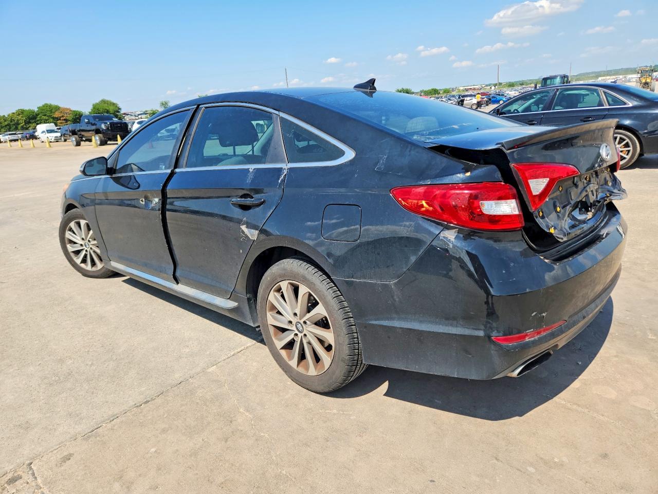 2015 Hyundai Sonata Sport Black vin: 5NPE34AF0FH051758