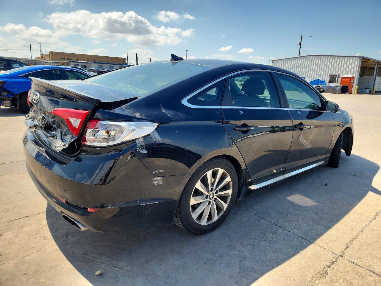 2015 Hyundai Sonata Sport Black vin: 5NPE34AF0FH051758