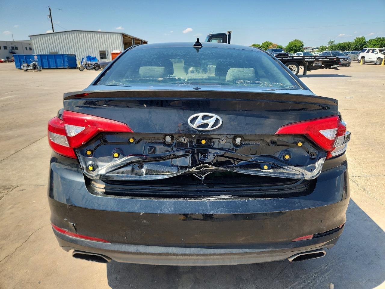 2015 Hyundai Sonata Sport Black vin: 5NPE34AF0FH051758