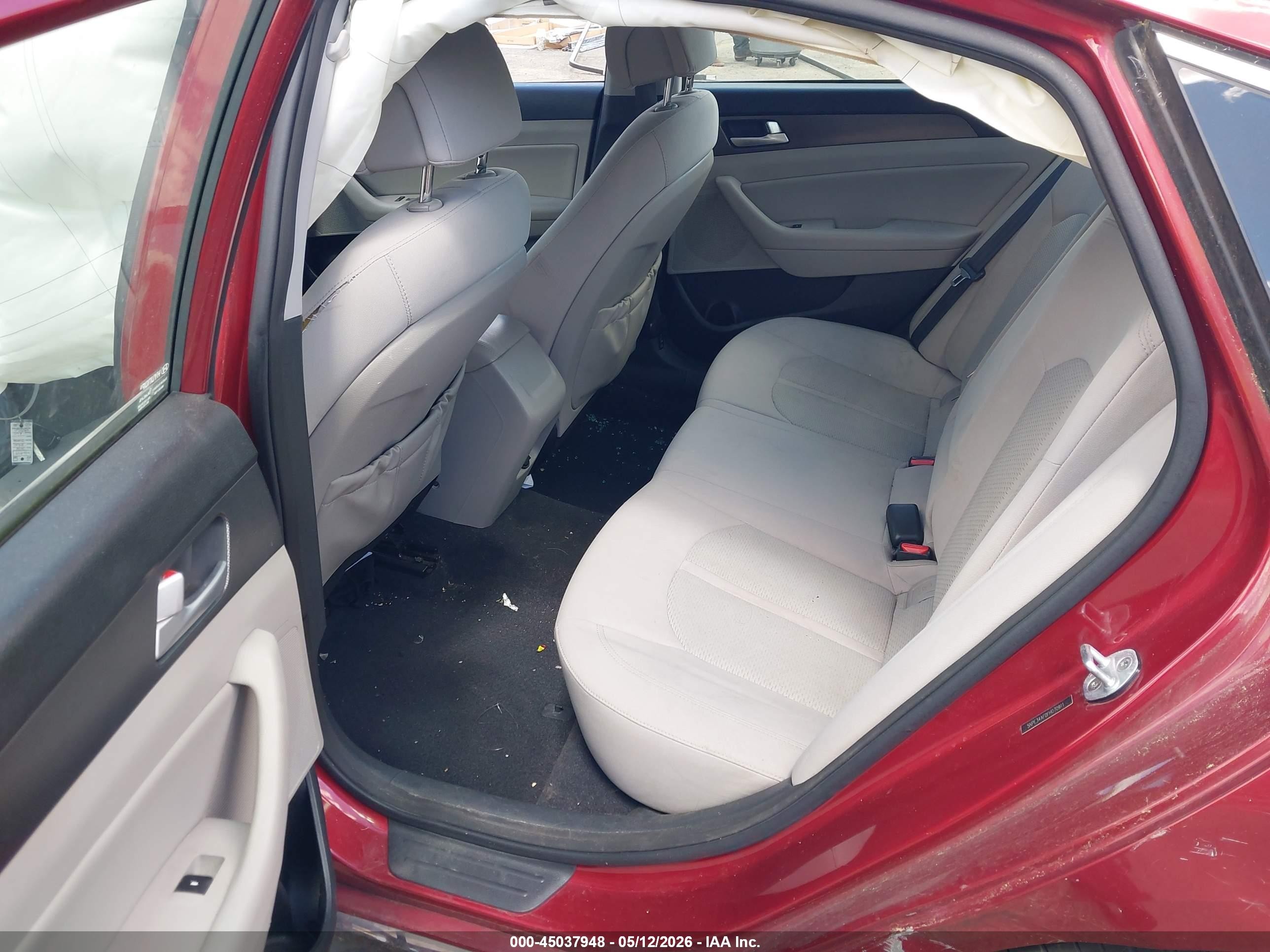 2015 Hyundai Sonata Sport Red vin: 5NPE34AF0FH070911