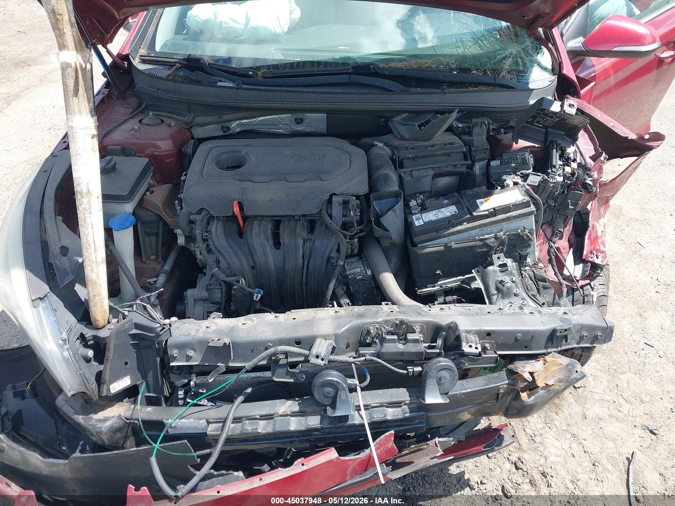 2015 Hyundai Sonata Sport Red vin: 5NPE34AF0FH070911