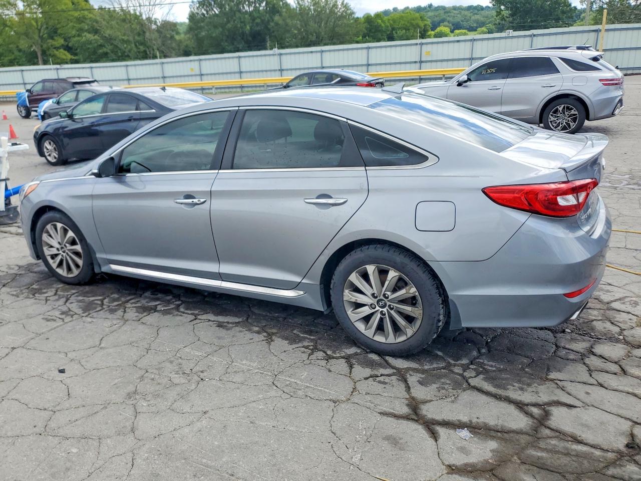 2015 Hyundai Sonata Sport Blue vin: 5NPE34AF0FH079219
