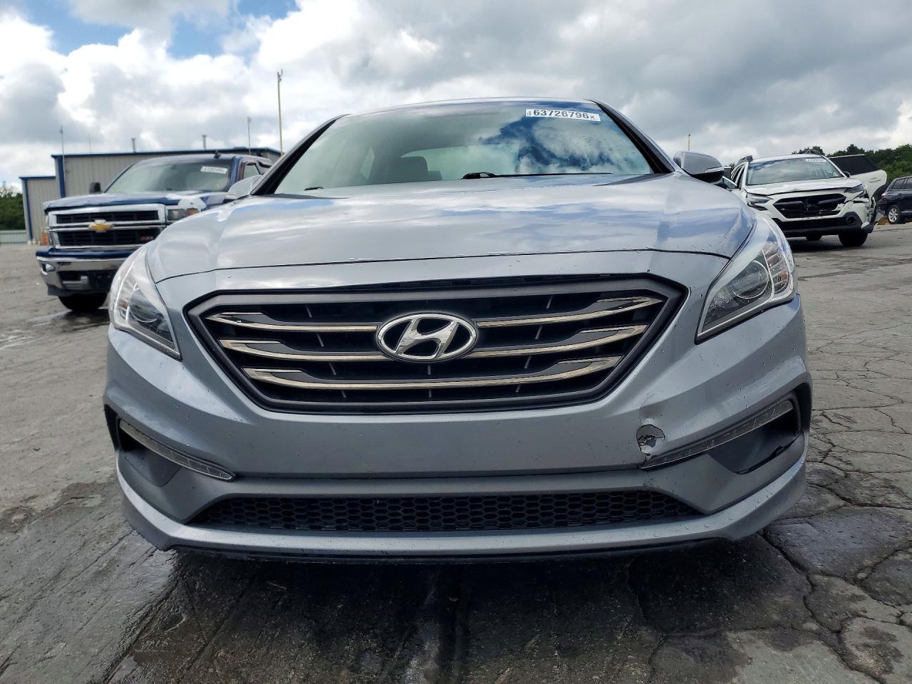 2015 Hyundai Sonata Sport Blue vin: 5NPE34AF0FH079219