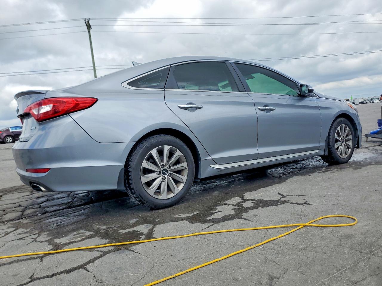 2015 Hyundai Sonata Sport Blue vin: 5NPE34AF0FH079219