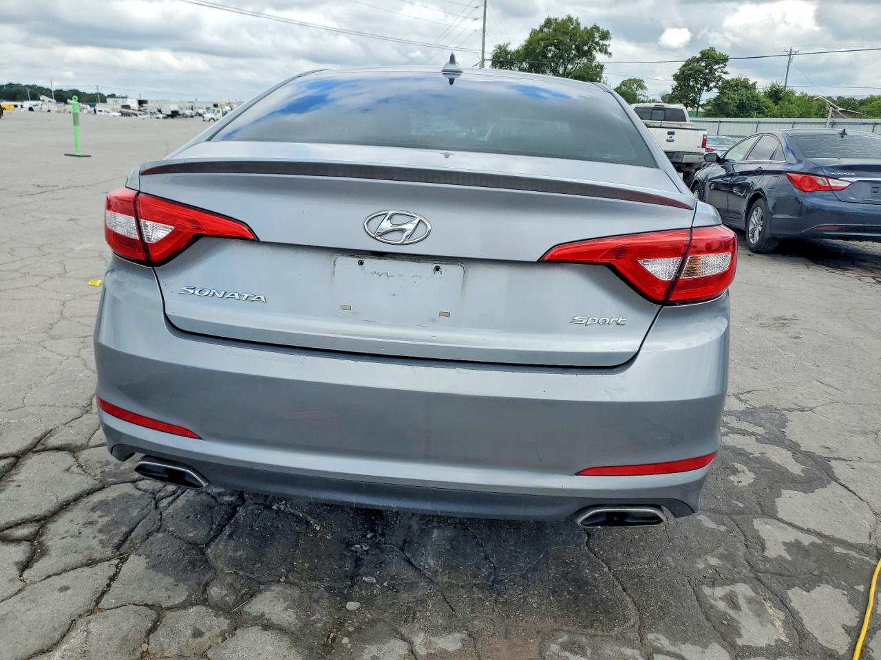 2015 Hyundai Sonata Sport Blue vin: 5NPE34AF0FH079219