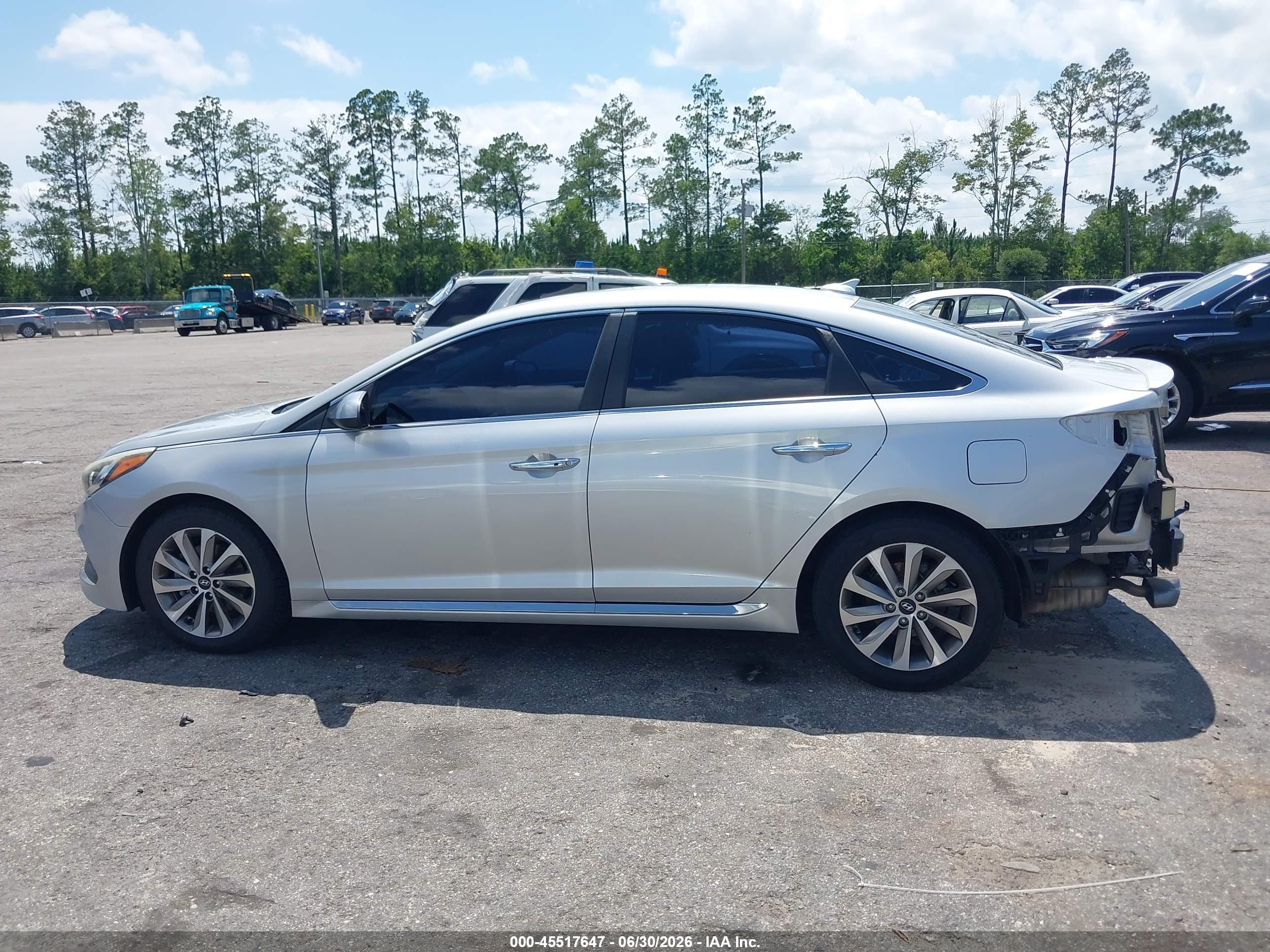2015 Hyundai Sonata Sport Gray vin: 5NPE34AF0FH080791