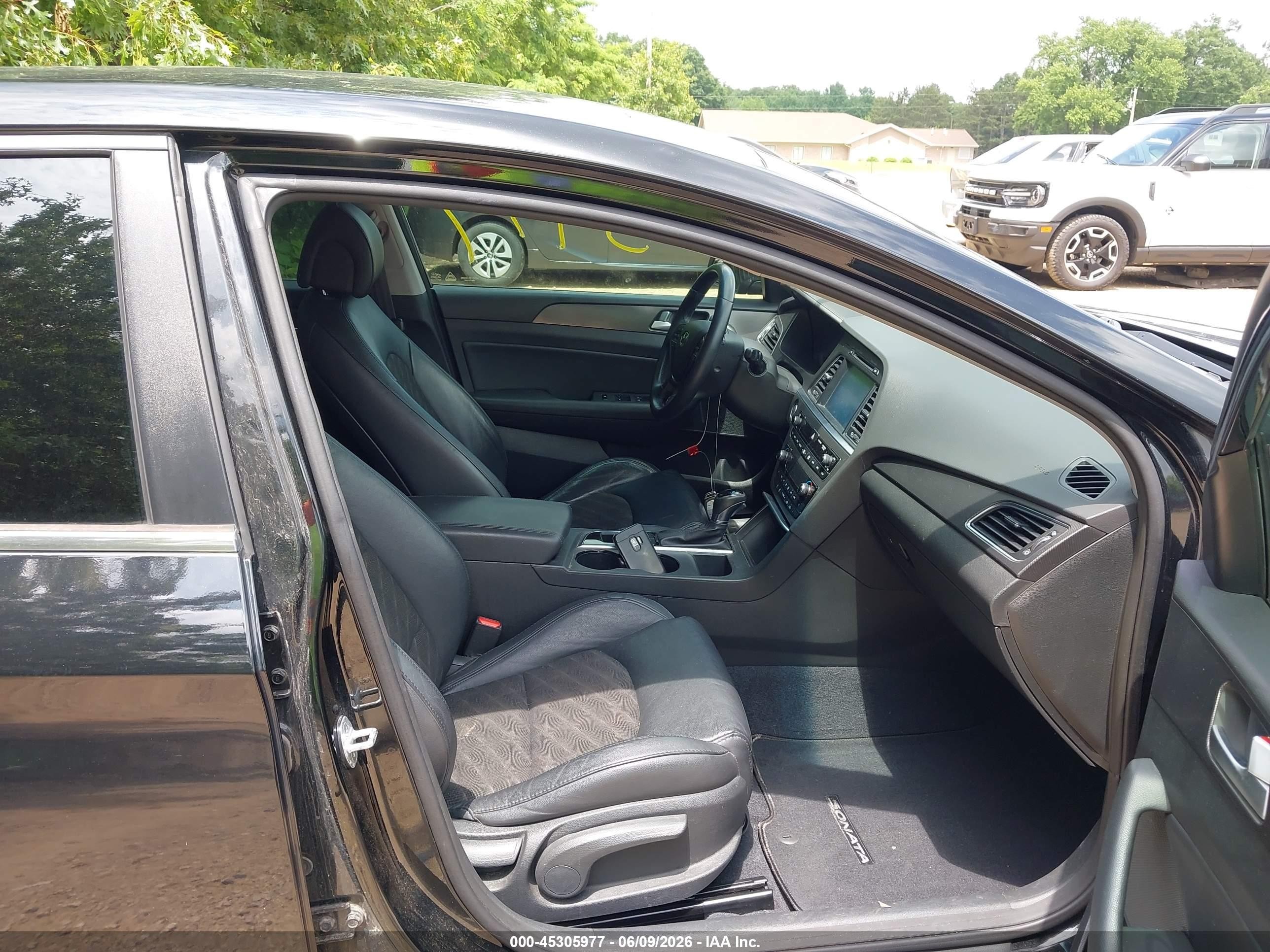 2015 Hyundai Sonata Sport Black vin: 5NPE34AF0FH082265