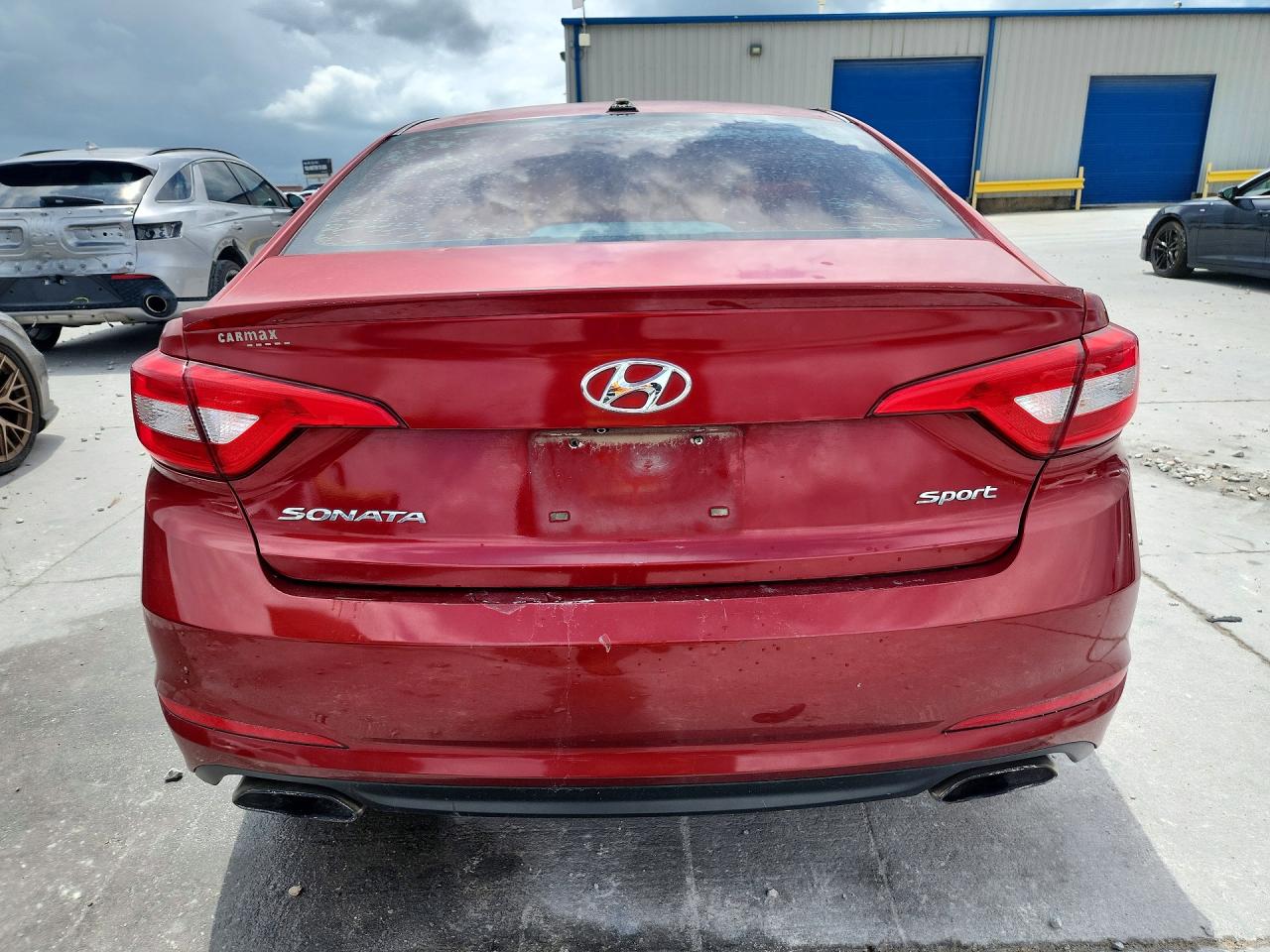 2015 Hyundai Sonata Sport Красный vin: 5NPE34AF0FH089281
