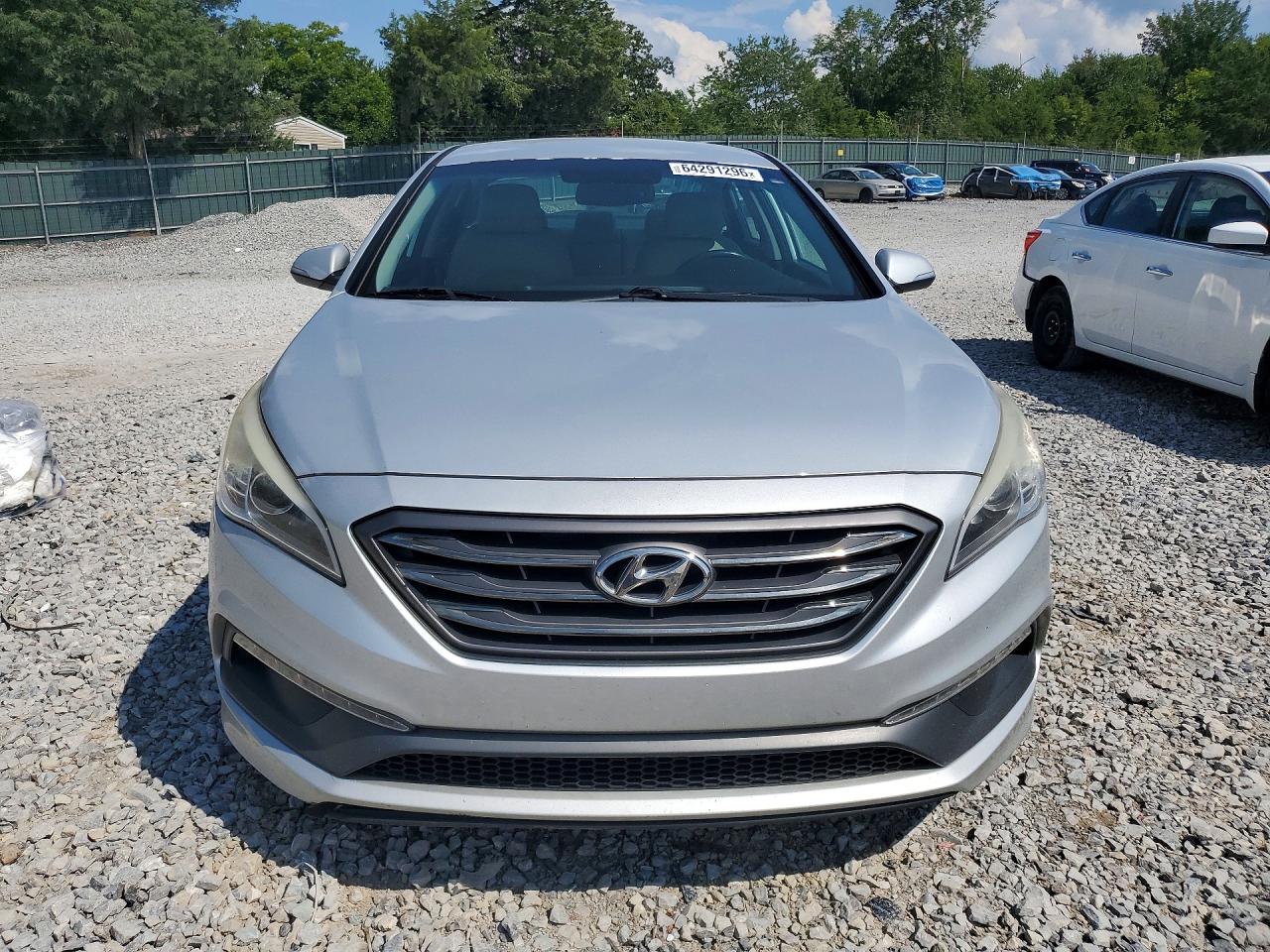 2015 Hyundai Sonata Sport Silver vin: 5NPE34AF0FH089877