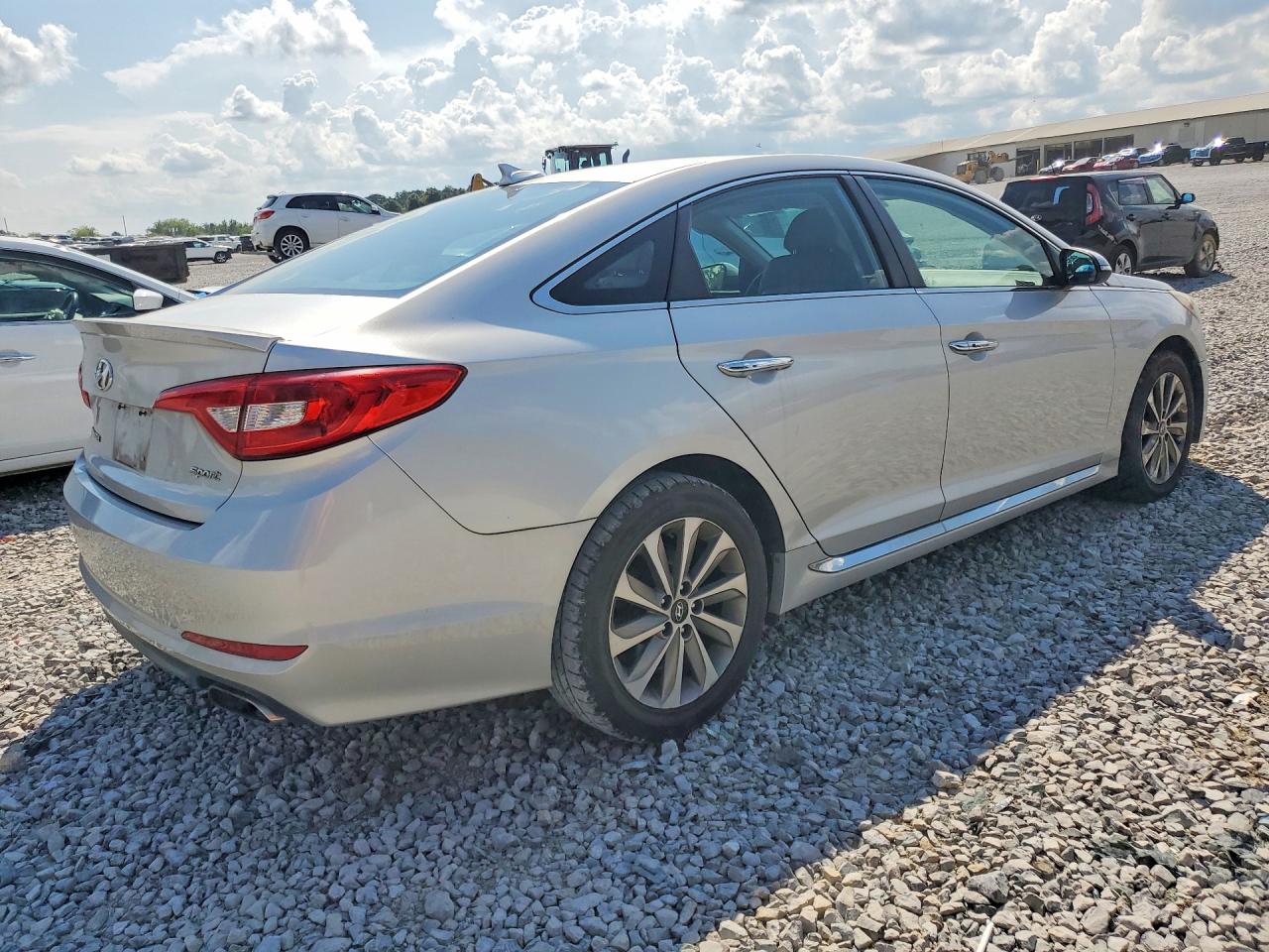 2015 Hyundai Sonata Sport Silver vin: 5NPE34AF0FH089877