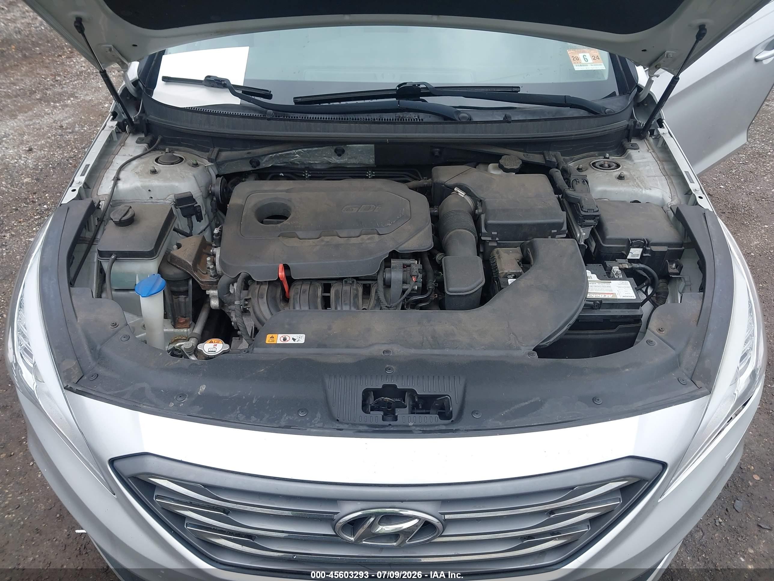 2015 Hyundai Sonata Sport Silver vin: 5NPE34AF0FH089880