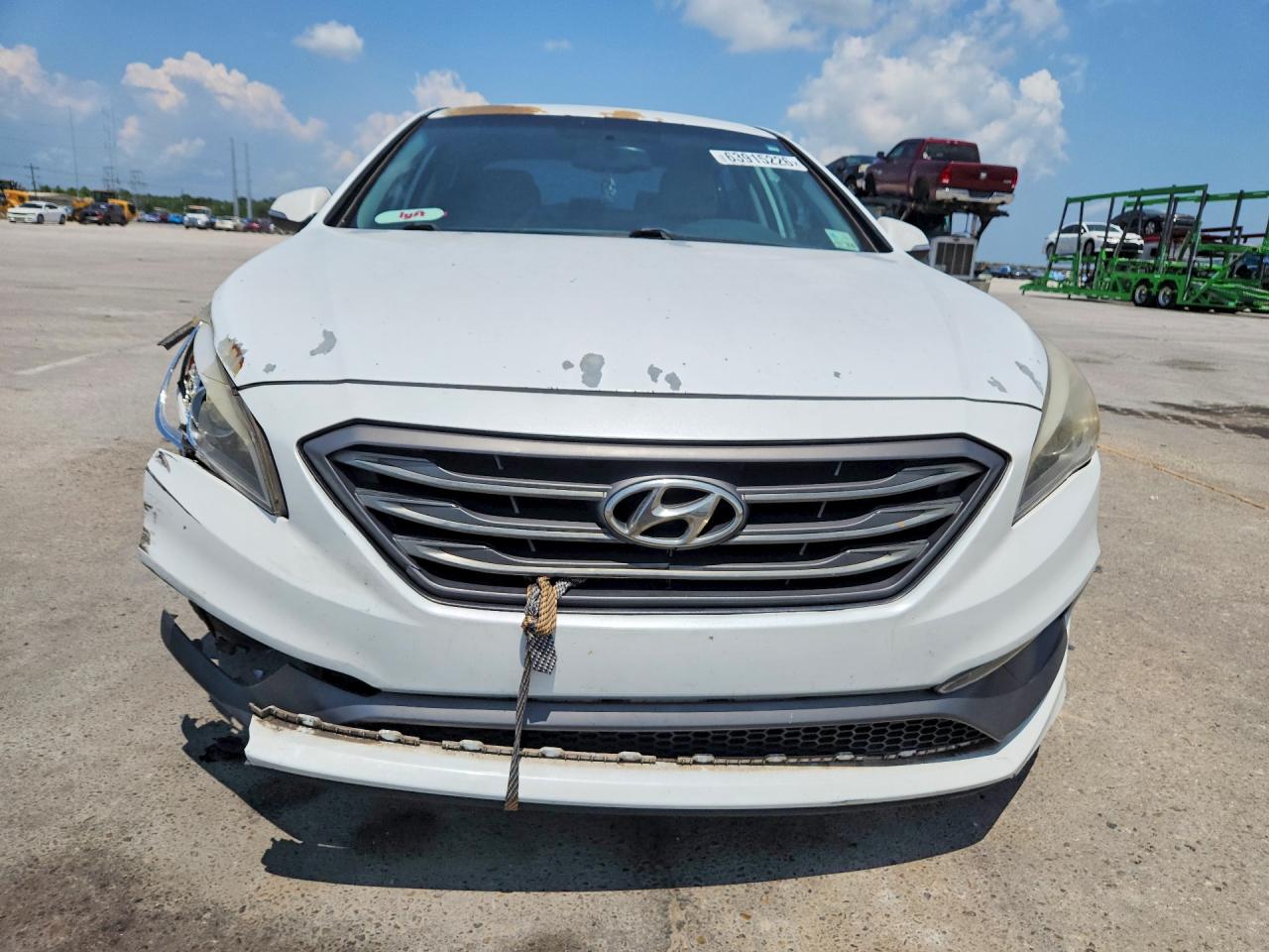 2015 Hyundai Sonata Sport White vin: 5NPE34AF0FH091919