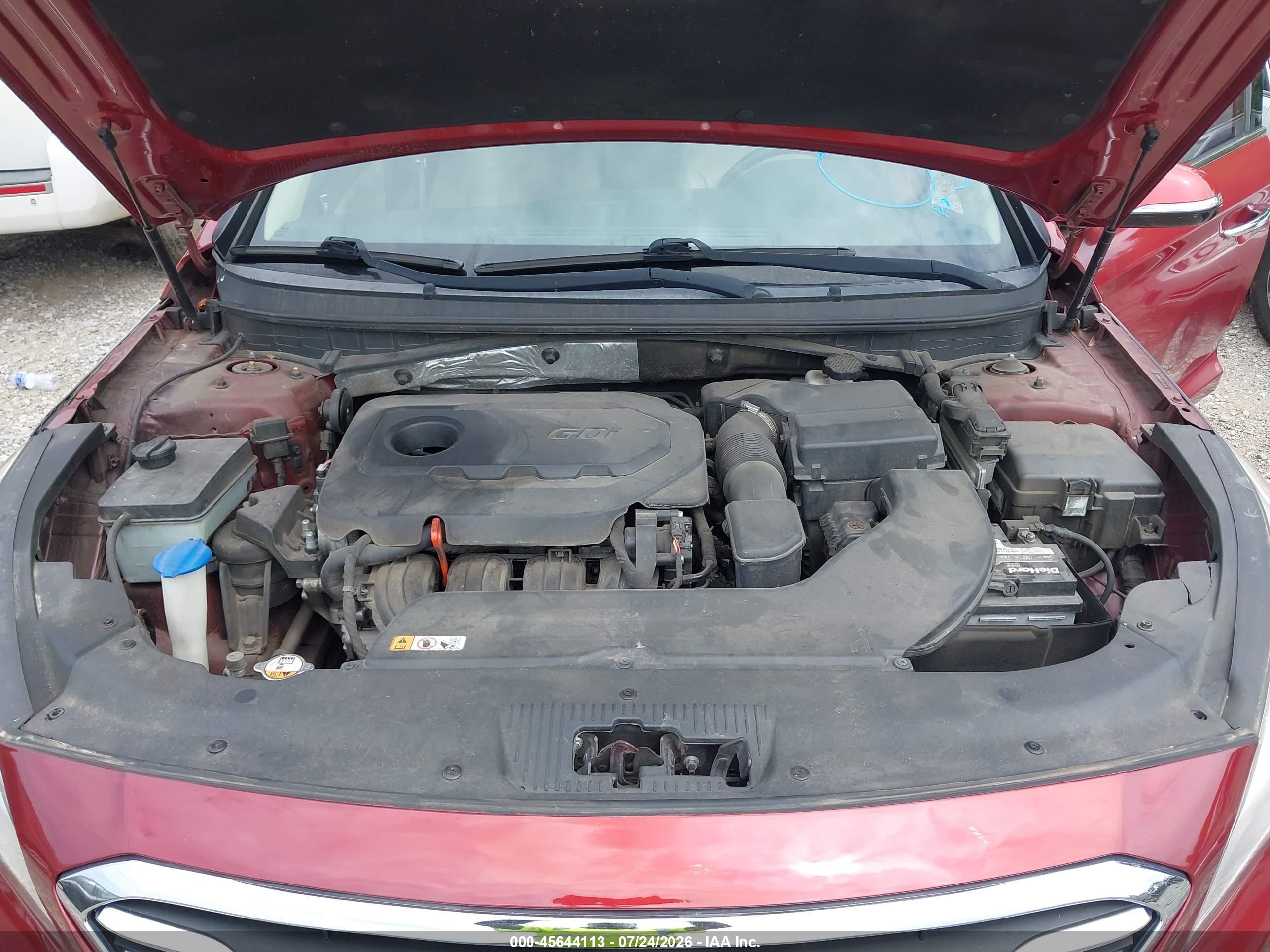 2015 Hyundai Sonata Limited Red vin: 5NPE34AF0FH098093