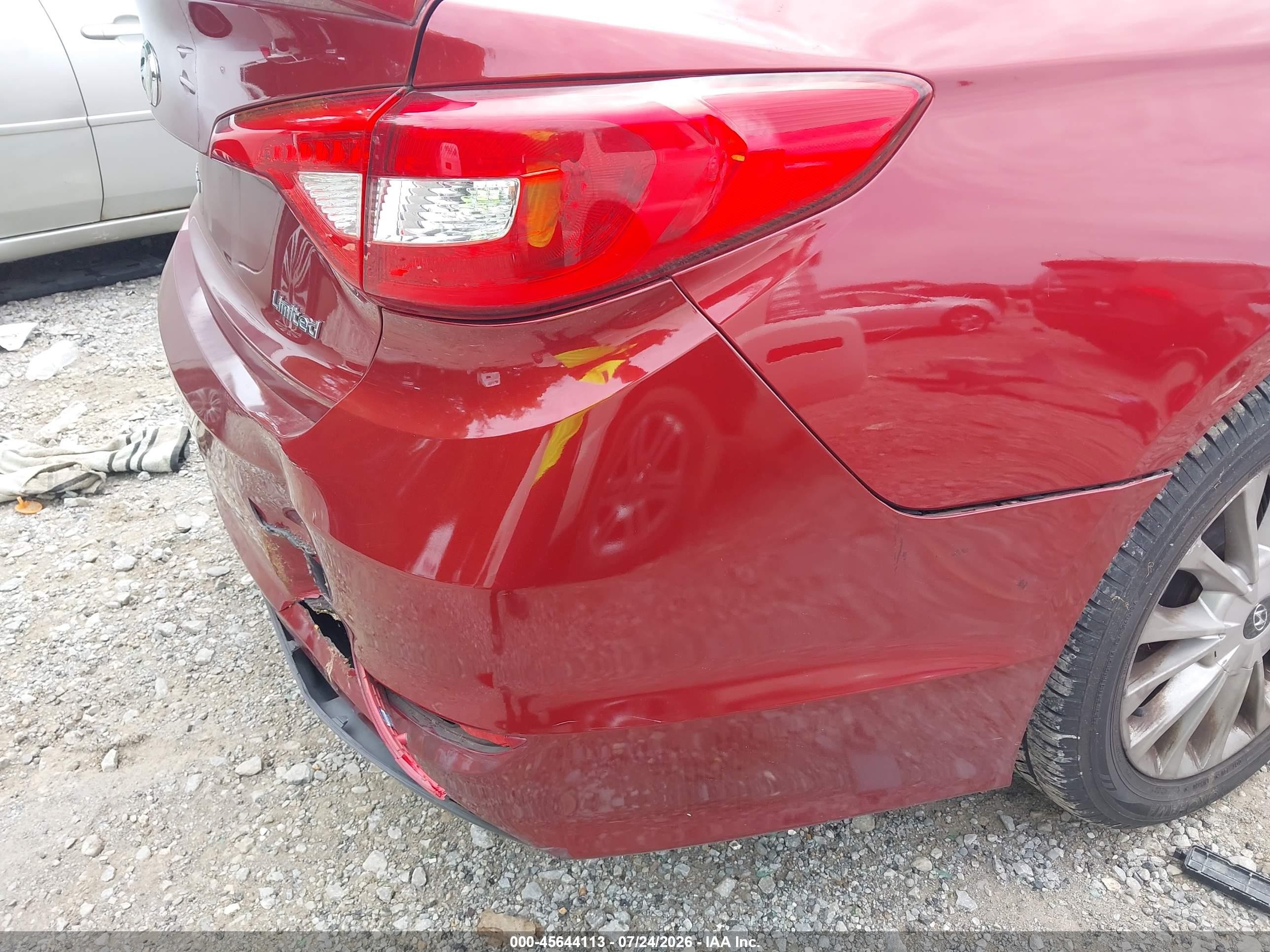 2015 Hyundai Sonata Limited Red vin: 5NPE34AF0FH098093
