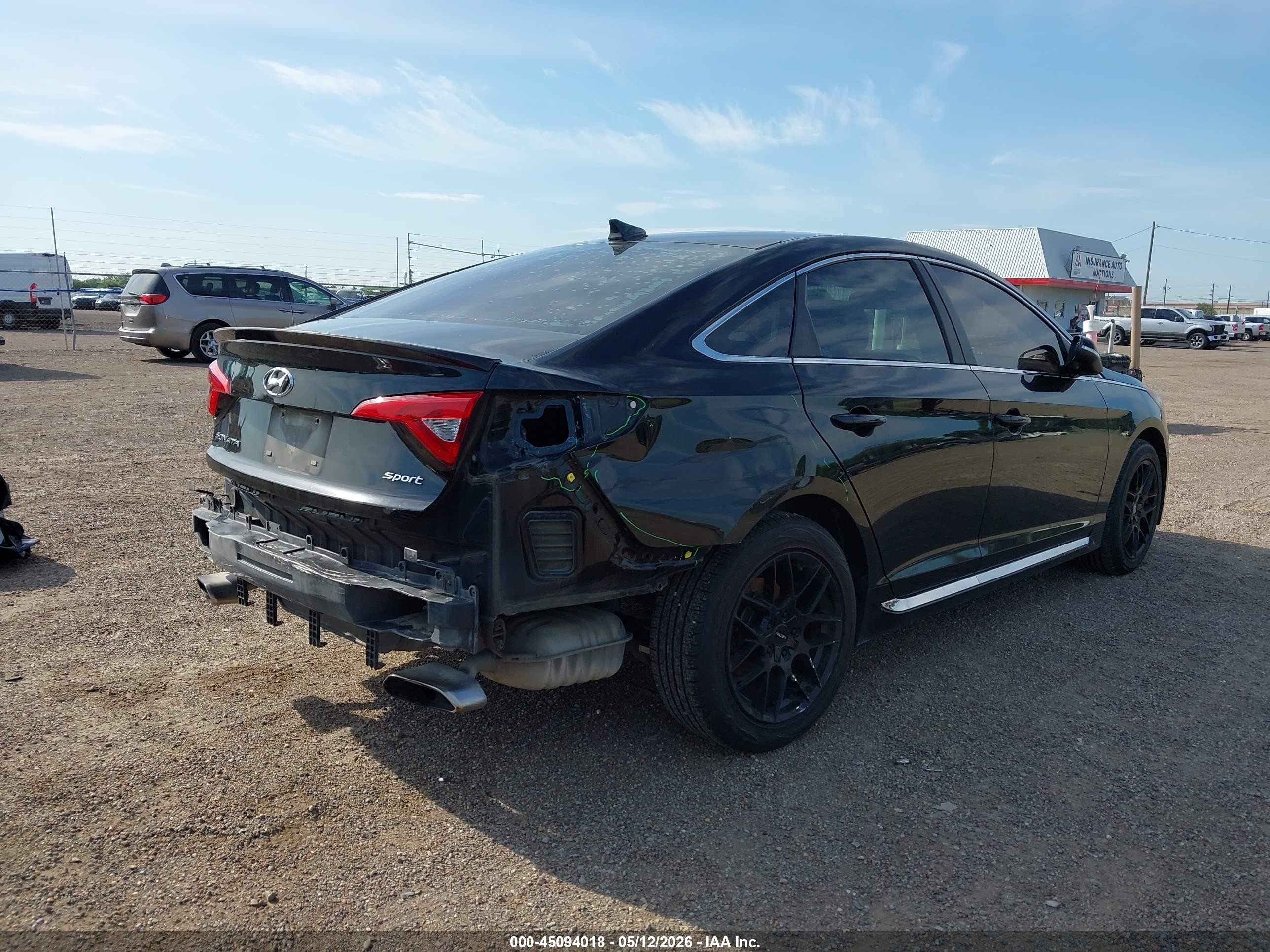 2015 Hyundai Sonata Sport Black vin: 5NPE34AF0FH099101