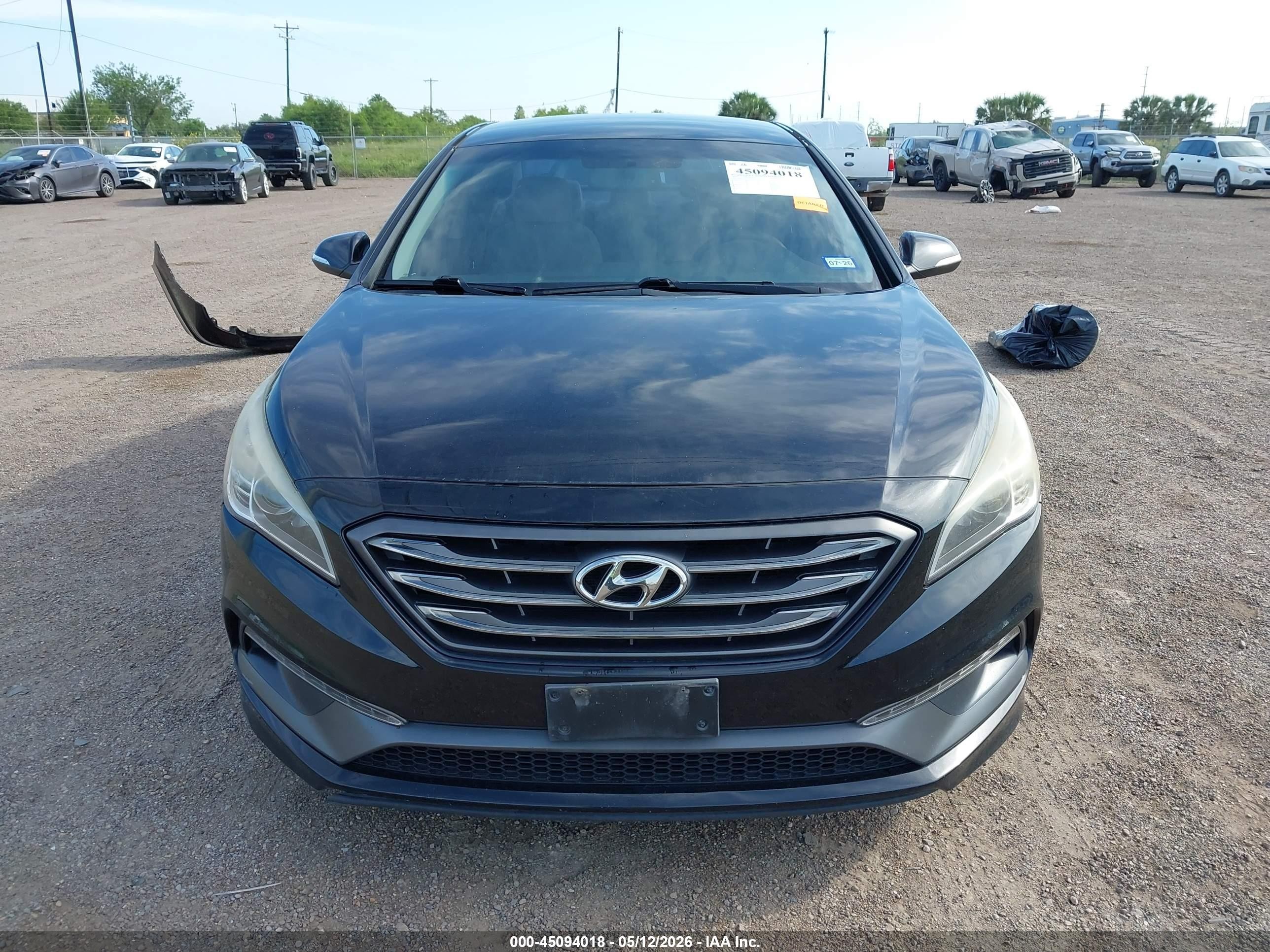 2015 Hyundai Sonata Sport Black vin: 5NPE34AF0FH099101