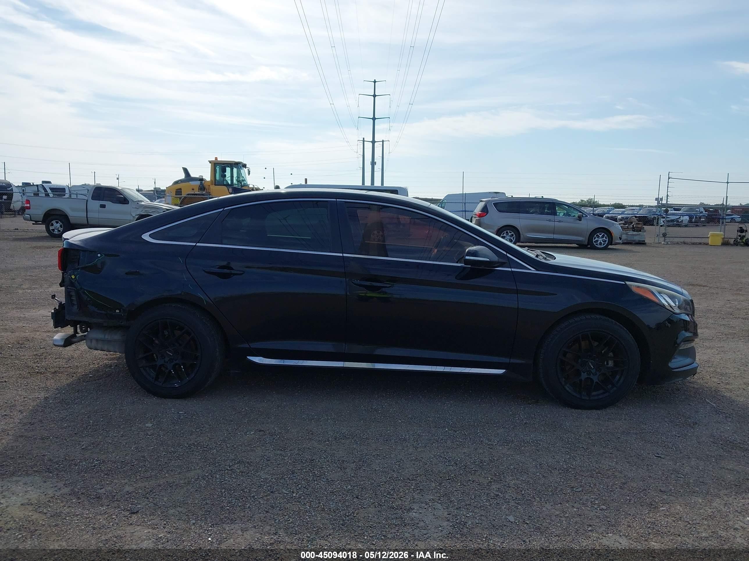 2015 Hyundai Sonata Sport Black vin: 5NPE34AF0FH099101