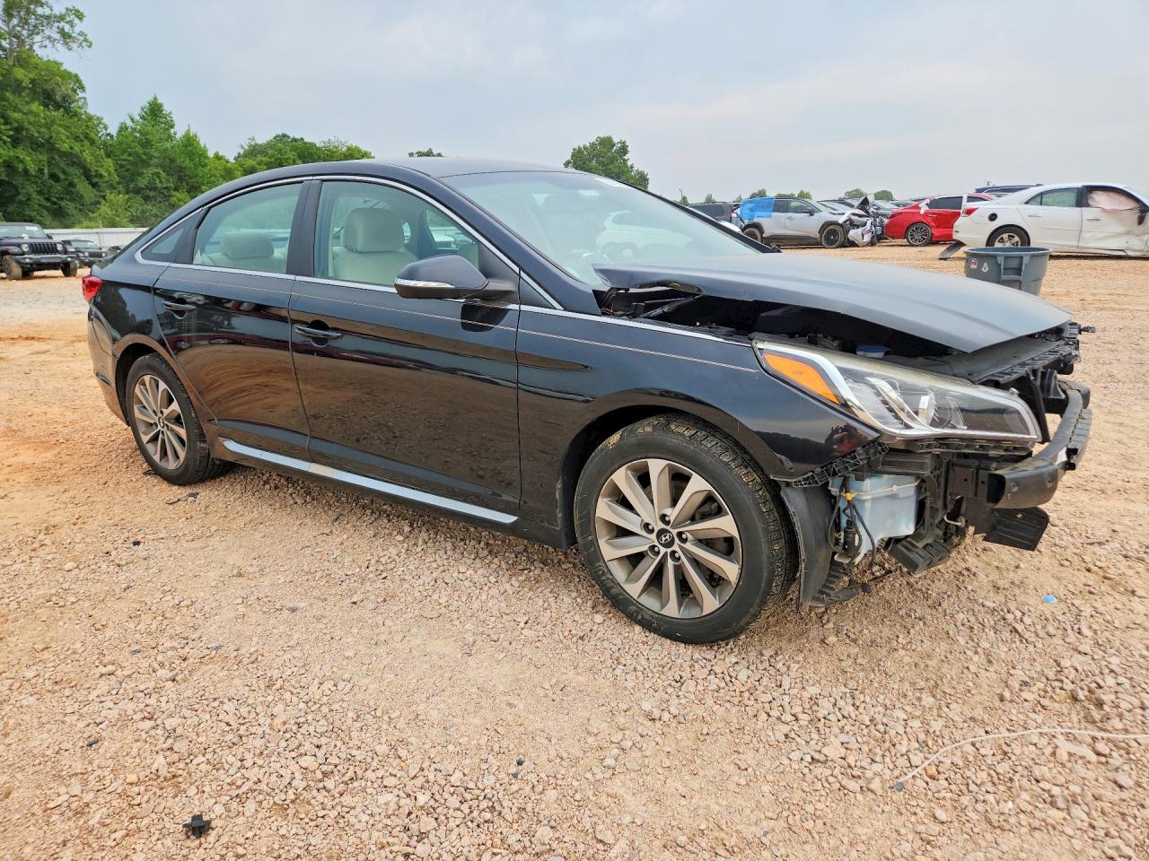 2015 Hyundai Sonata Sport Black vin: 5NPE34AF0FH099499