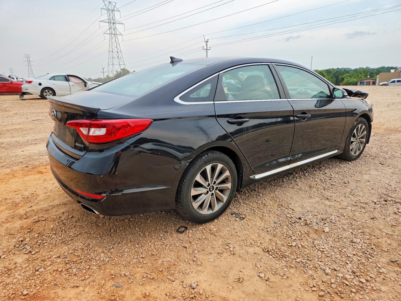 2015 Hyundai Sonata Sport Black vin: 5NPE34AF0FH099499