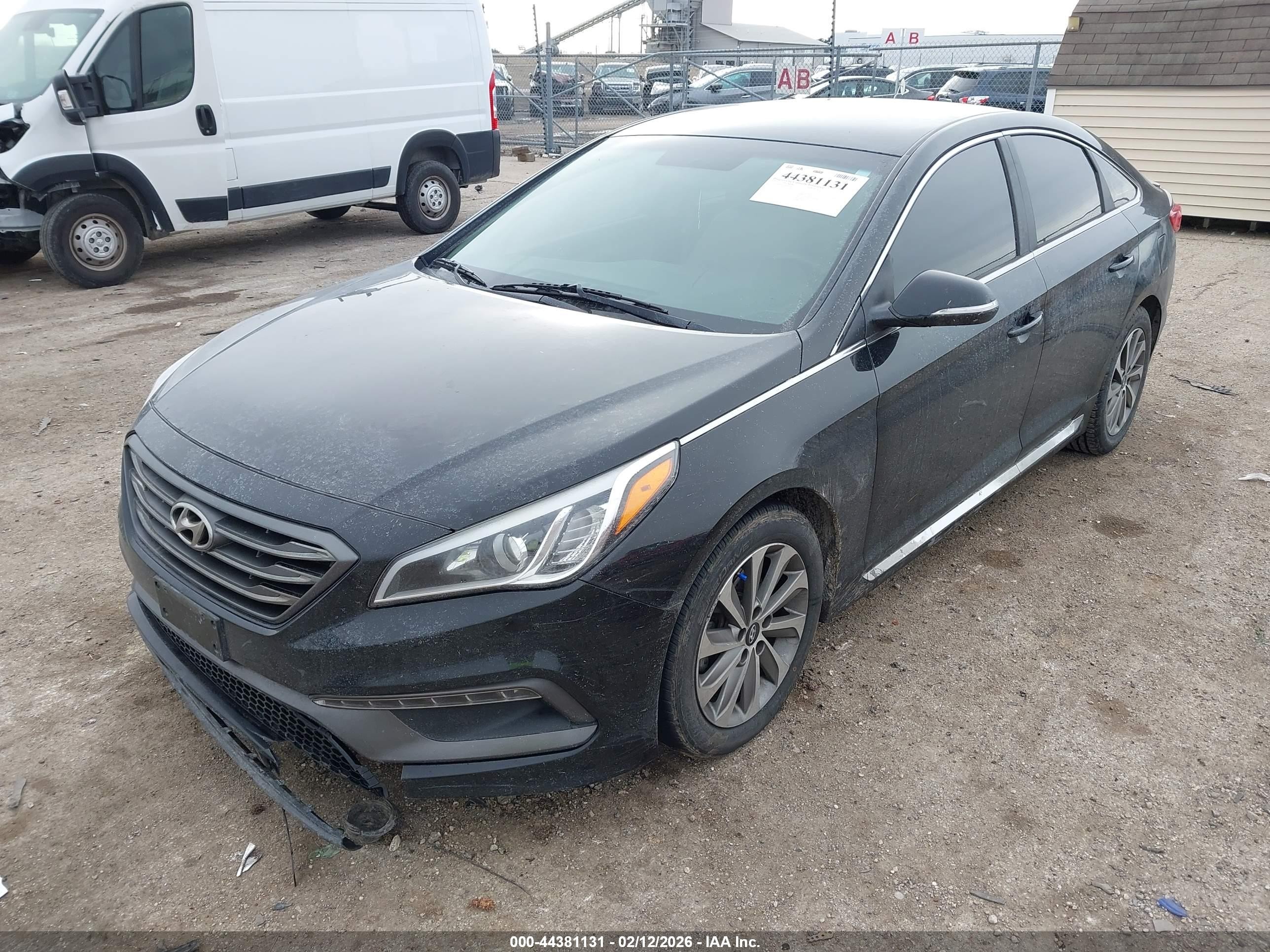 2015 Hyundai Sonata Sport Black vin: 5NPE34AF0FH103079