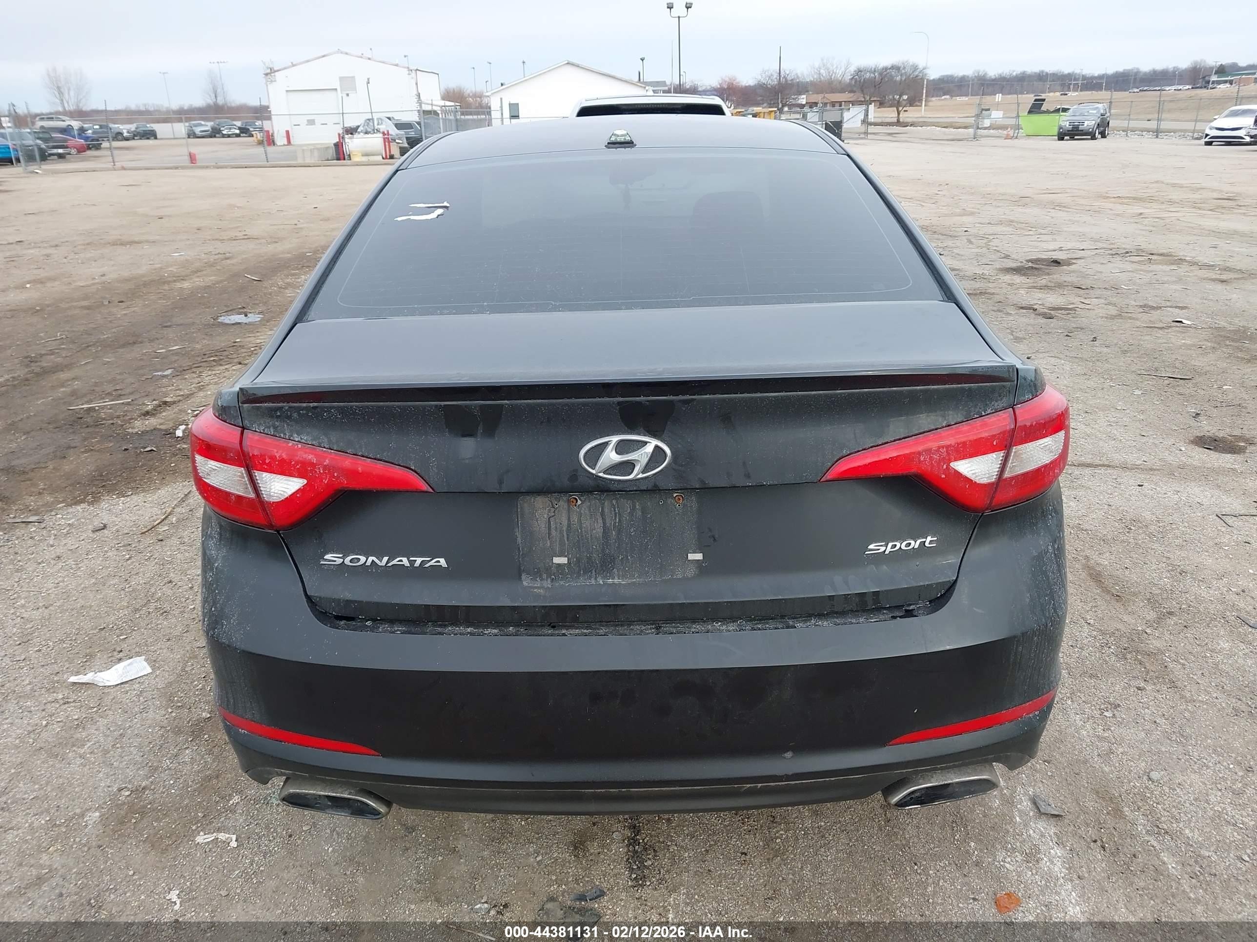 2015 Hyundai Sonata Sport Black vin: 5NPE34AF0FH103079