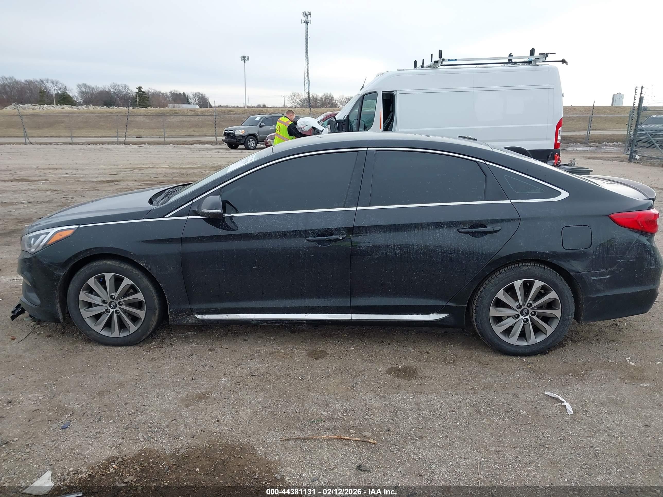 2015 Hyundai Sonata Sport Black vin: 5NPE34AF0FH103079
