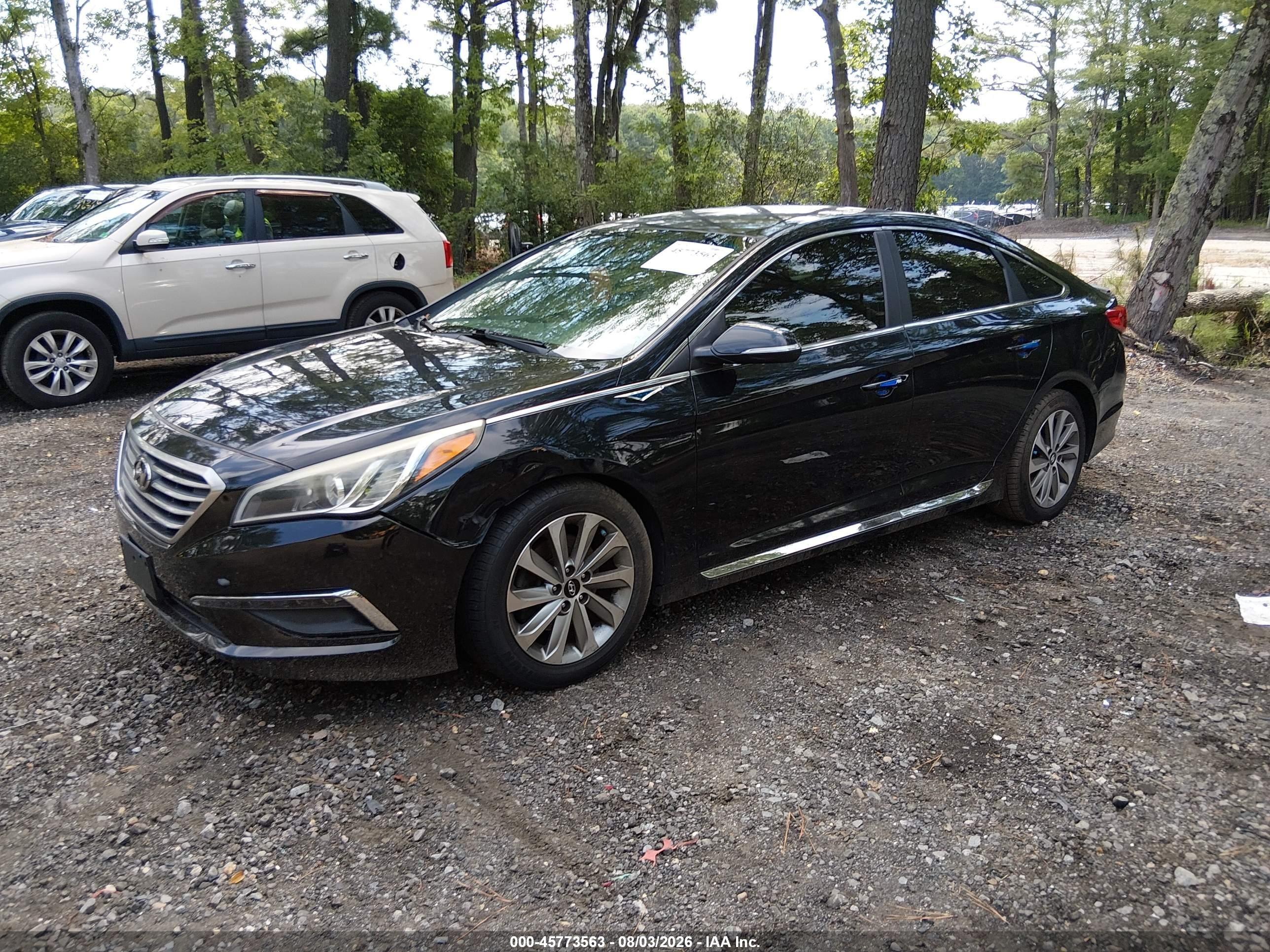 2015 Hyundai Sonata Sport Black vin: 5NPE34AF0FH117273