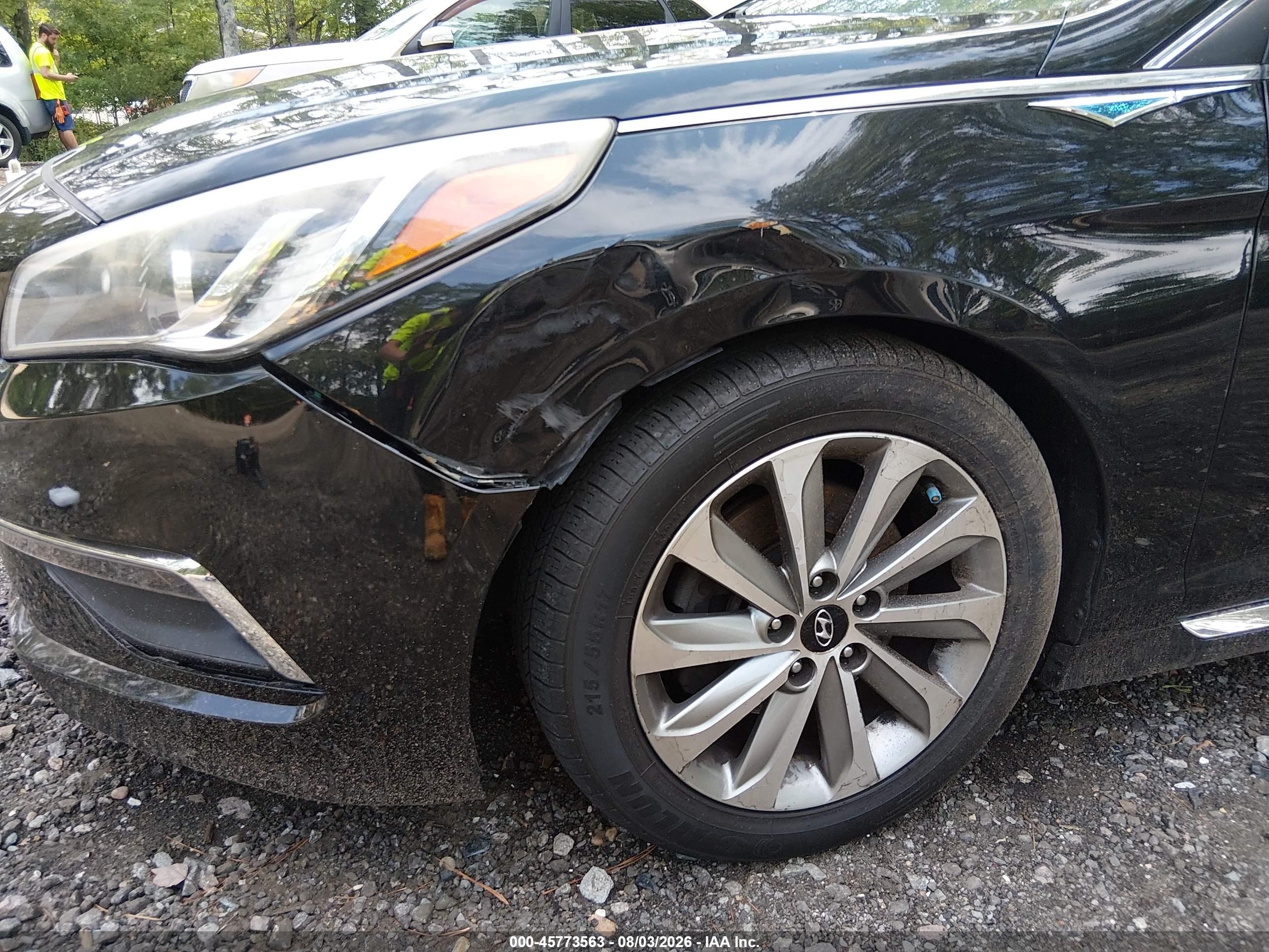 2015 Hyundai Sonata Sport Black vin: 5NPE34AF0FH117273