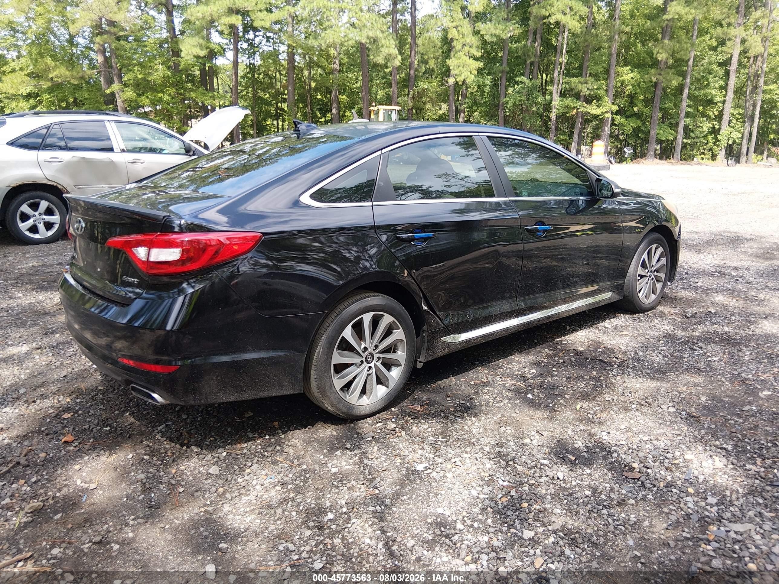2015 Hyundai Sonata Sport Black vin: 5NPE34AF0FH117273