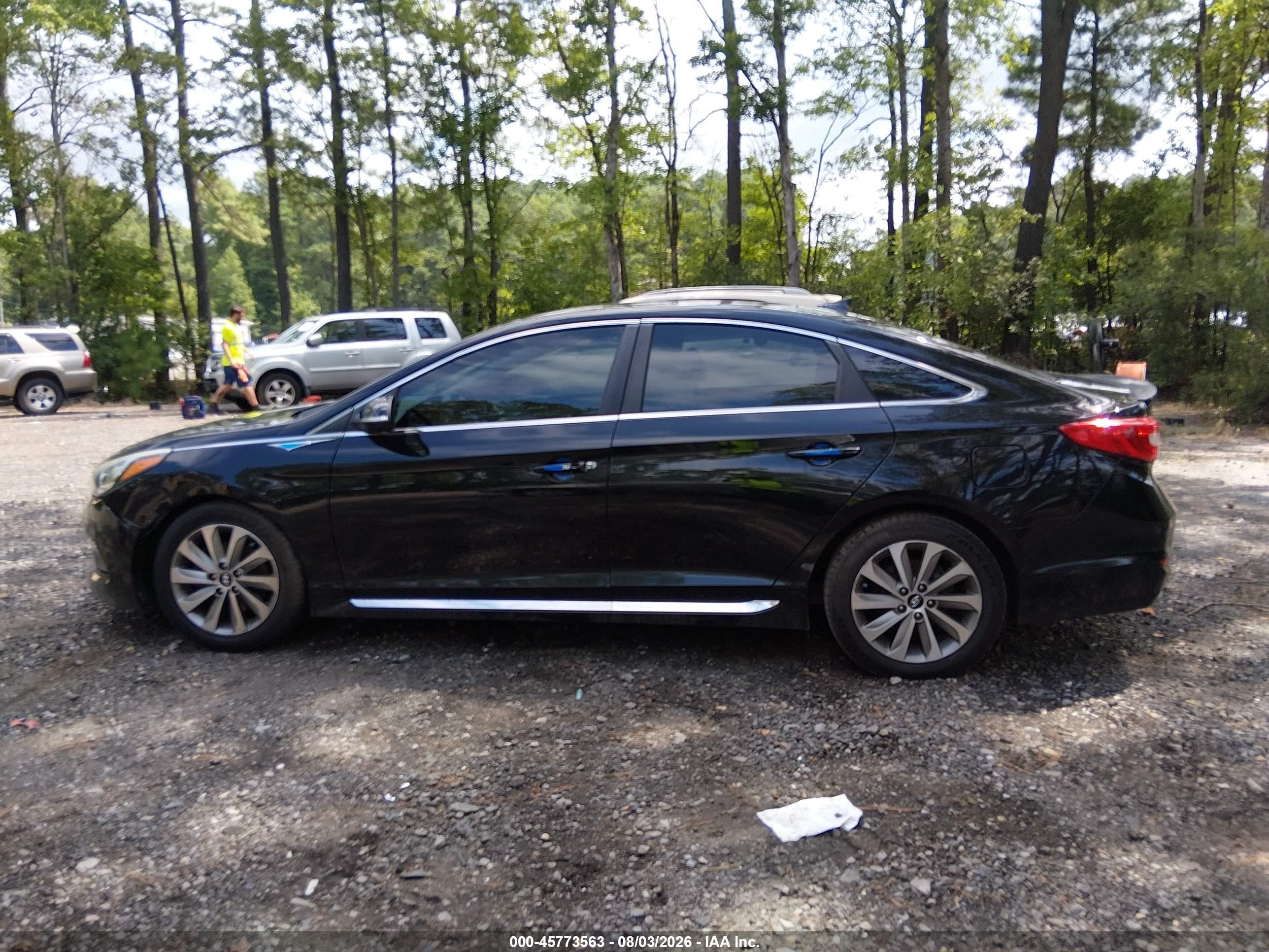 2015 Hyundai Sonata Sport Black vin: 5NPE34AF0FH117273